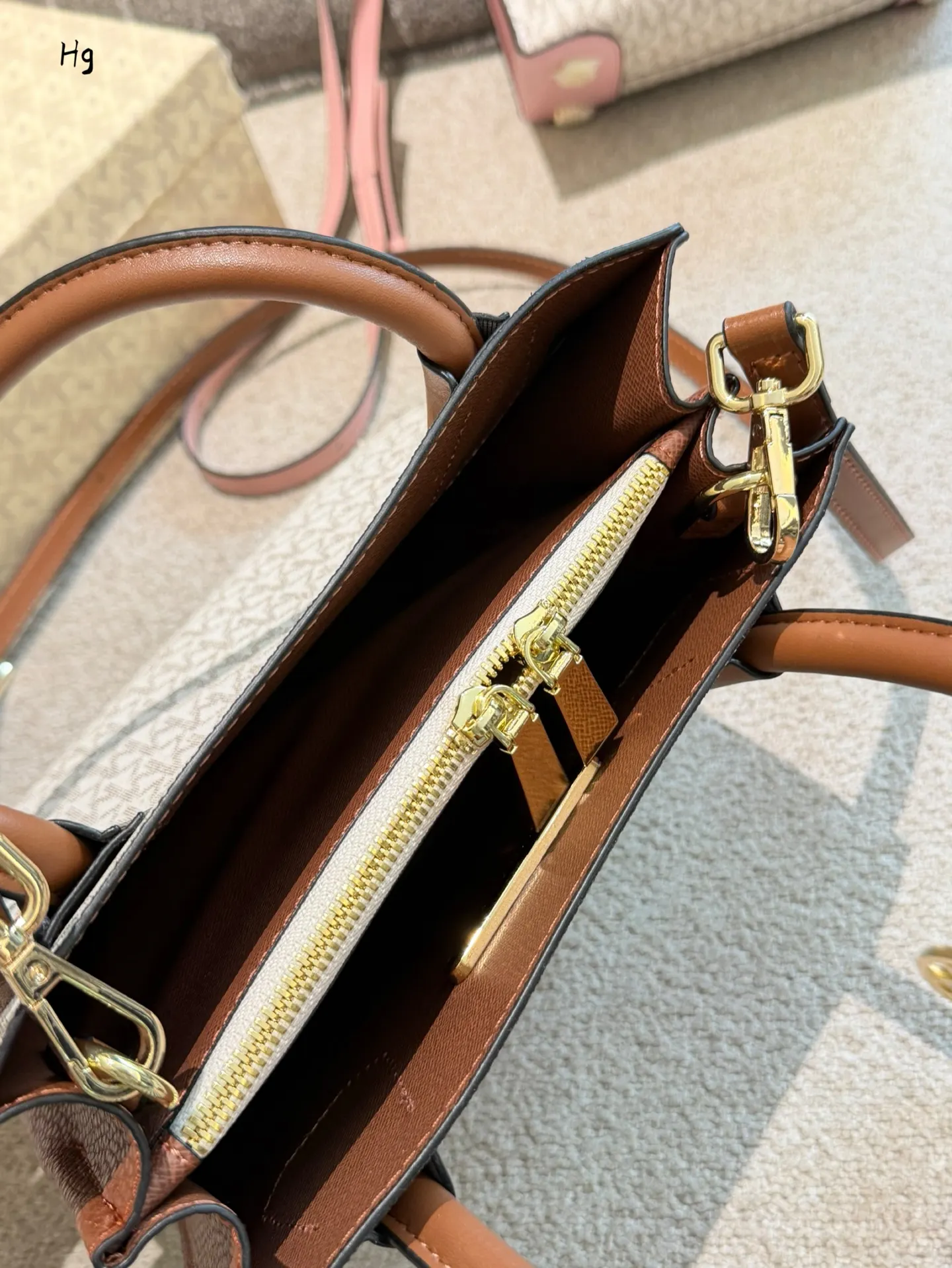 MK Mercer Monogram Canvas Top-Handle Bag D27016162 — view 6