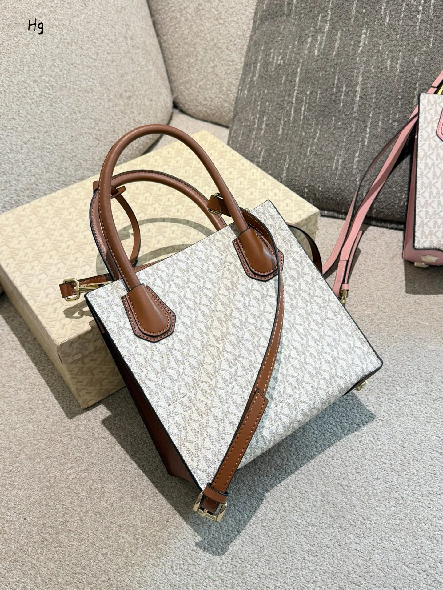 MK Mercer Monogram Canvas Top-Handle Bag D27016162 — view 7
