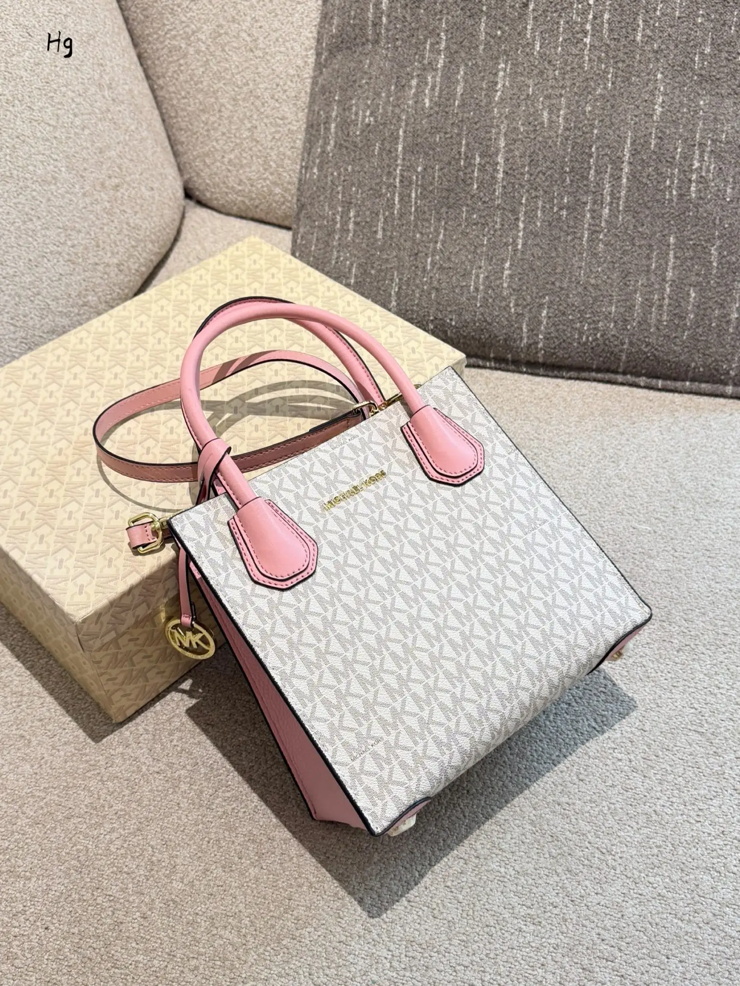 MK Mercer Monogram Canvas Top-Handle Bag D27016162 — view 8