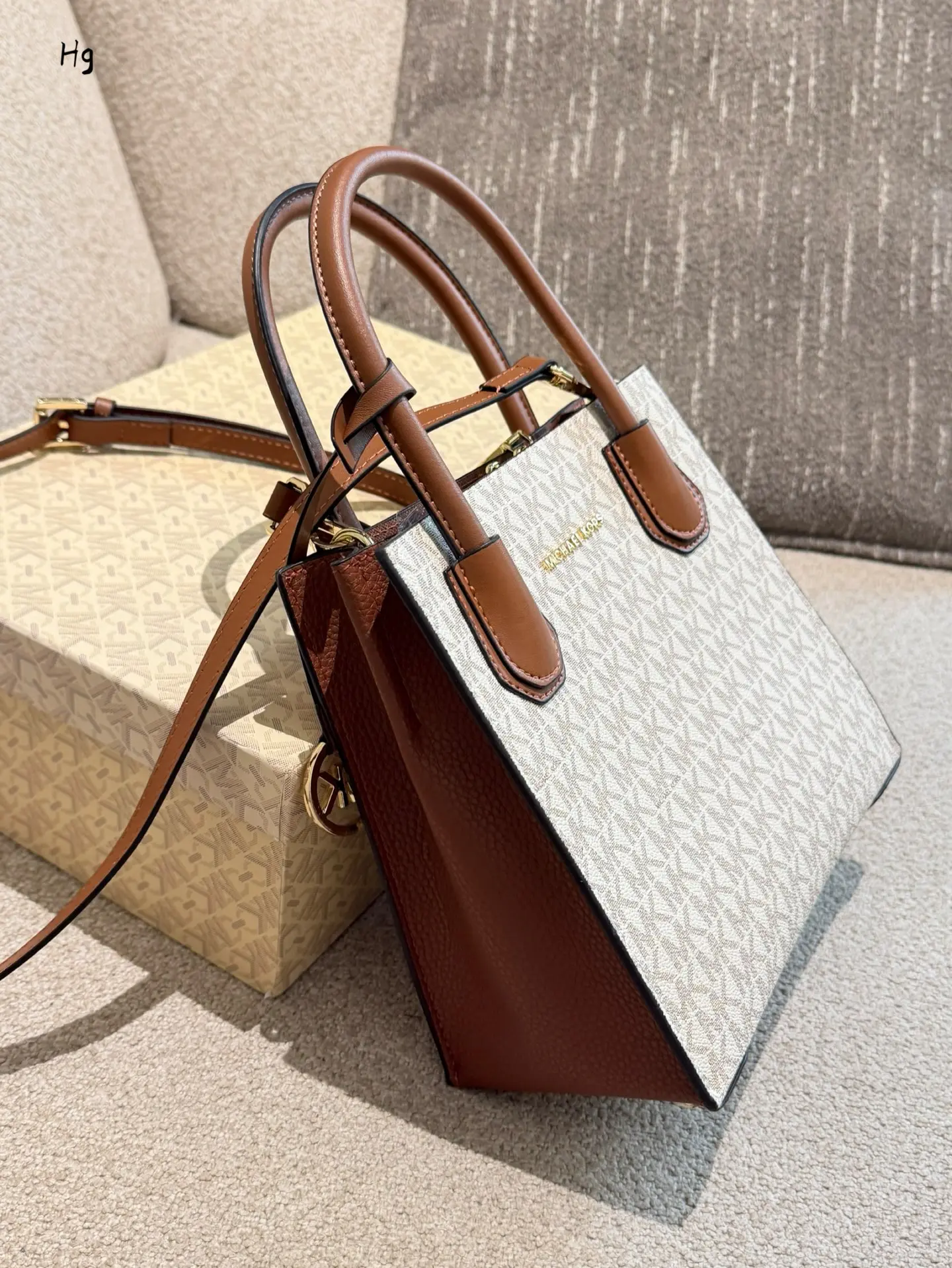 MK Mercer Monogram Canvas Top-Handle Bag D27016162 — view 9