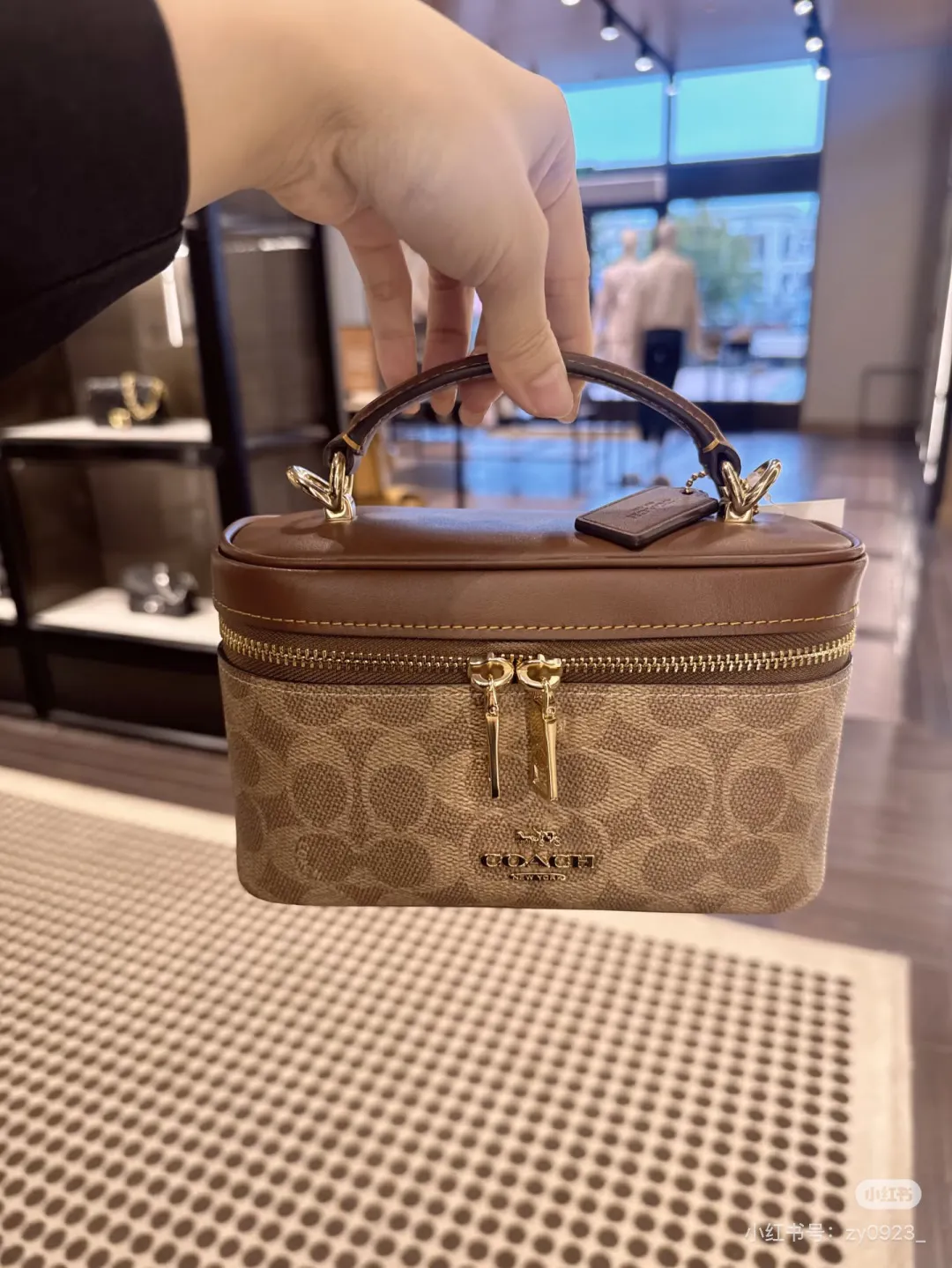 Coach Rainer Signature Canvas Box Bag D27516163 — view 4