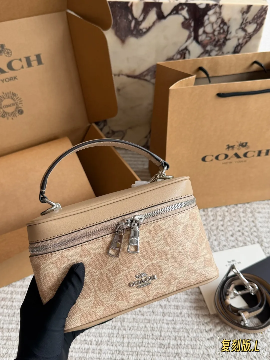 Coach Rainer Signature Canvas Top-Handle Bag D27516525