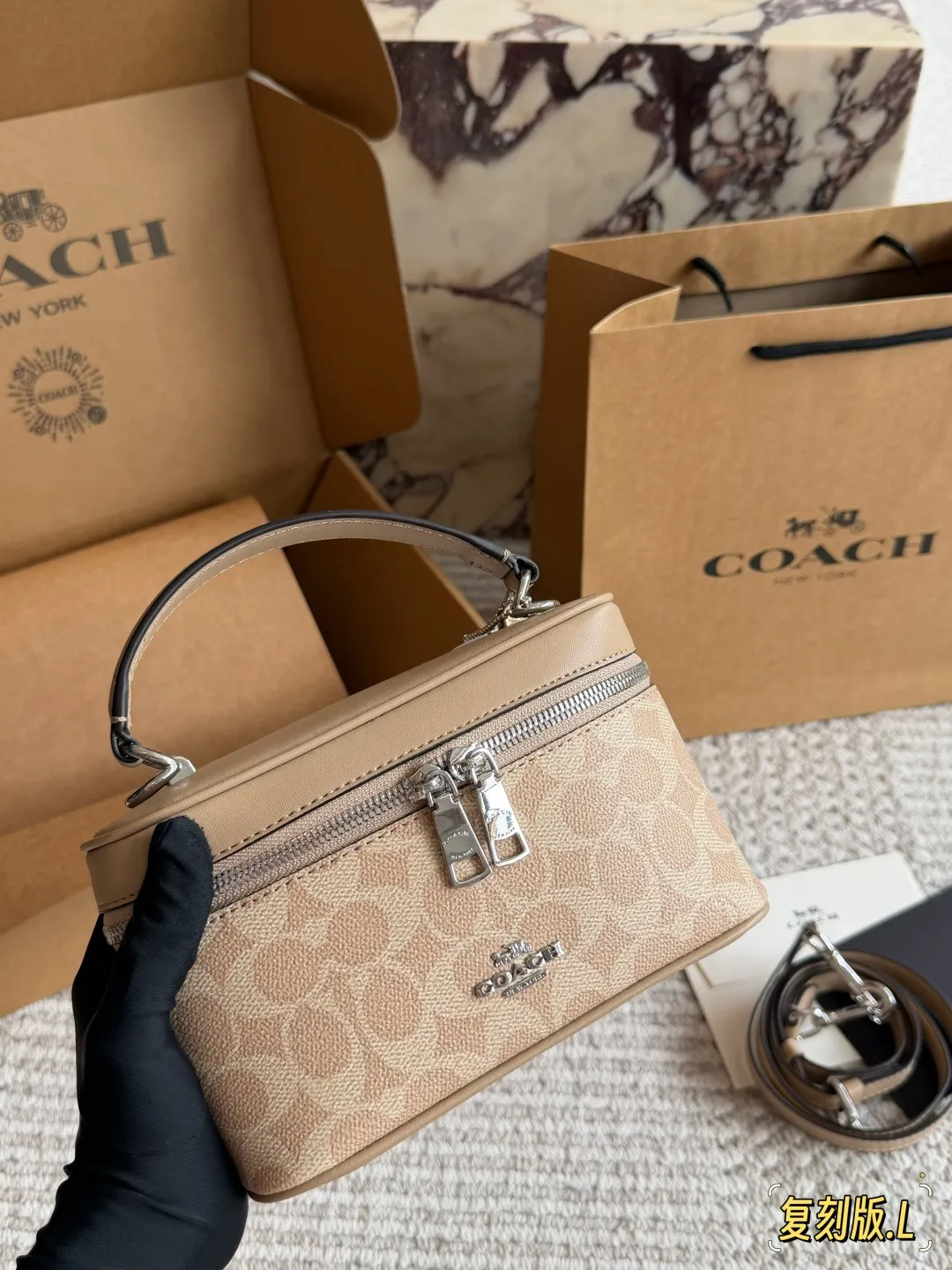 Coach Rainer Signature Canvas Top-Handle Bag D27516525 — view 7