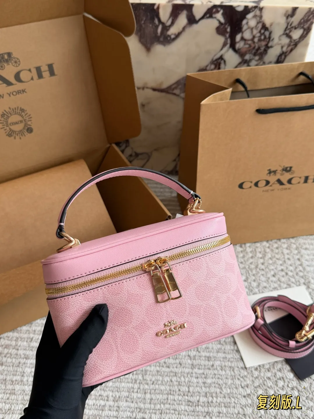 COACH Rainer Signature Canvas Box Bag D27516164 — view 5