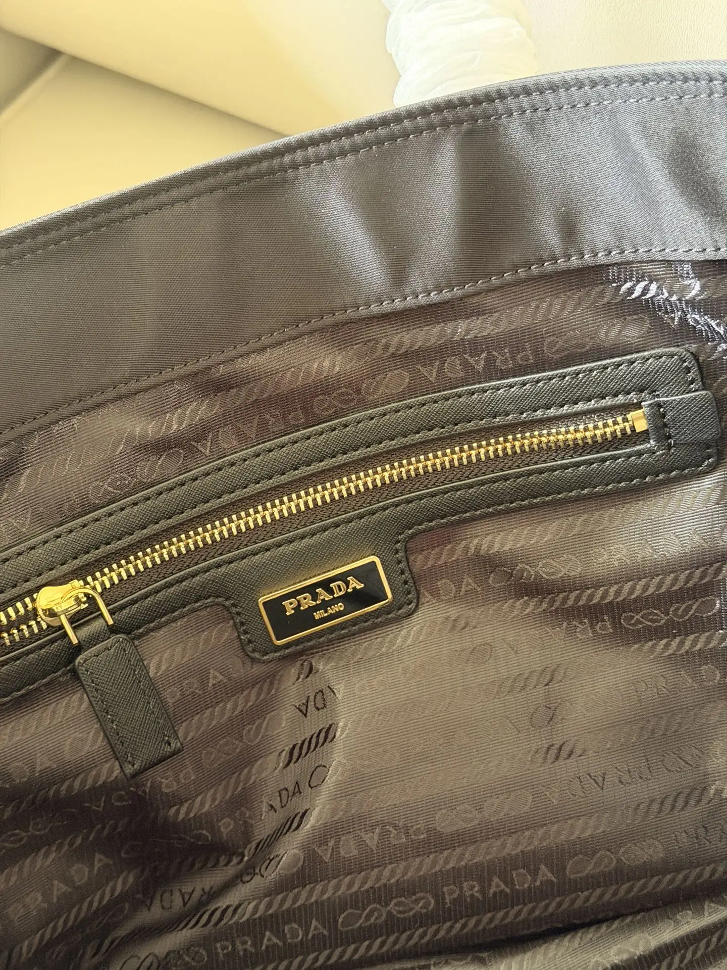 Prada Classic Nylon Tote Bag D31016173 — view 5