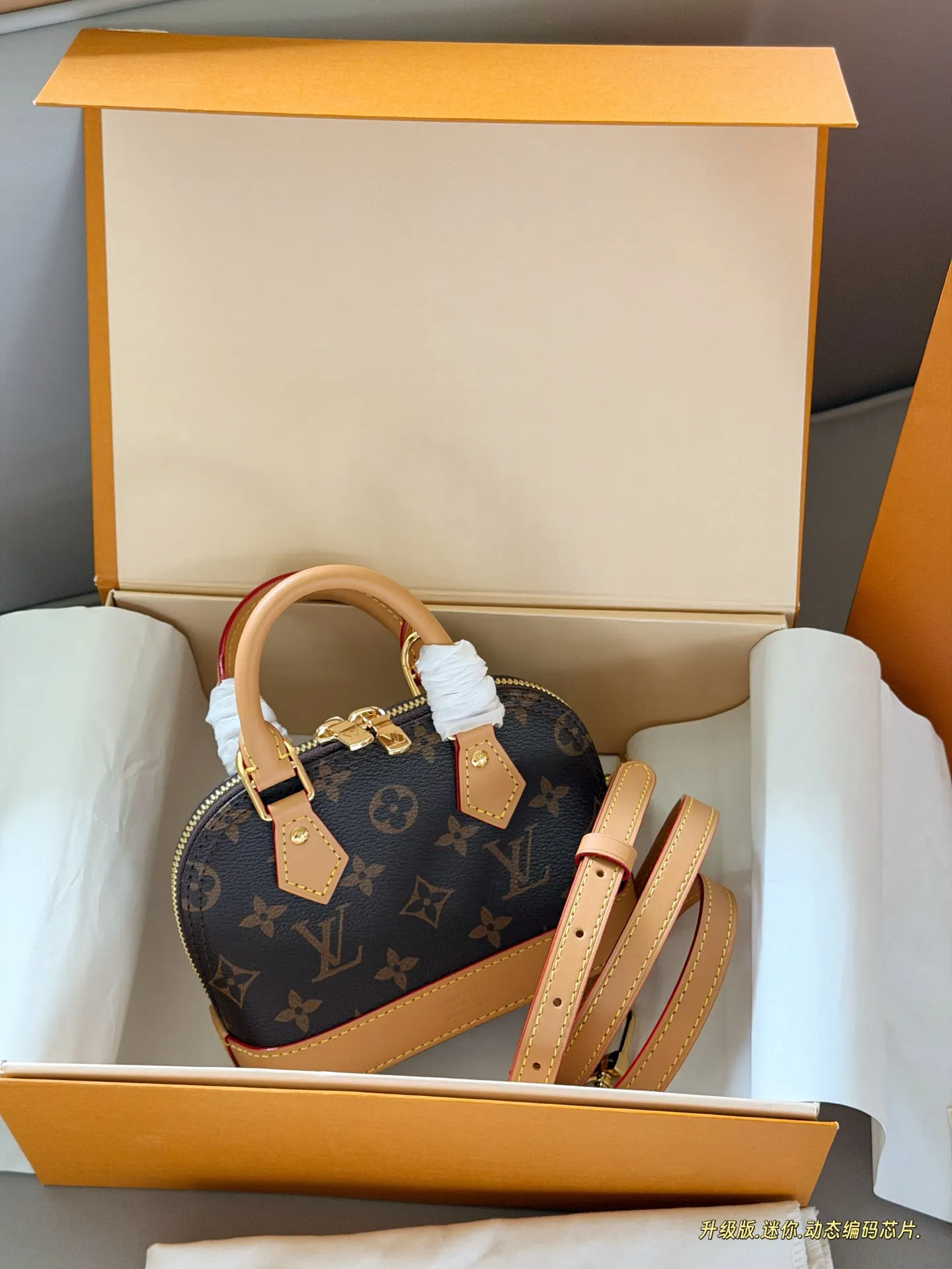 Louis Vuitton Alma Nano Monogram Crossbody Bag D34016179 — view 2