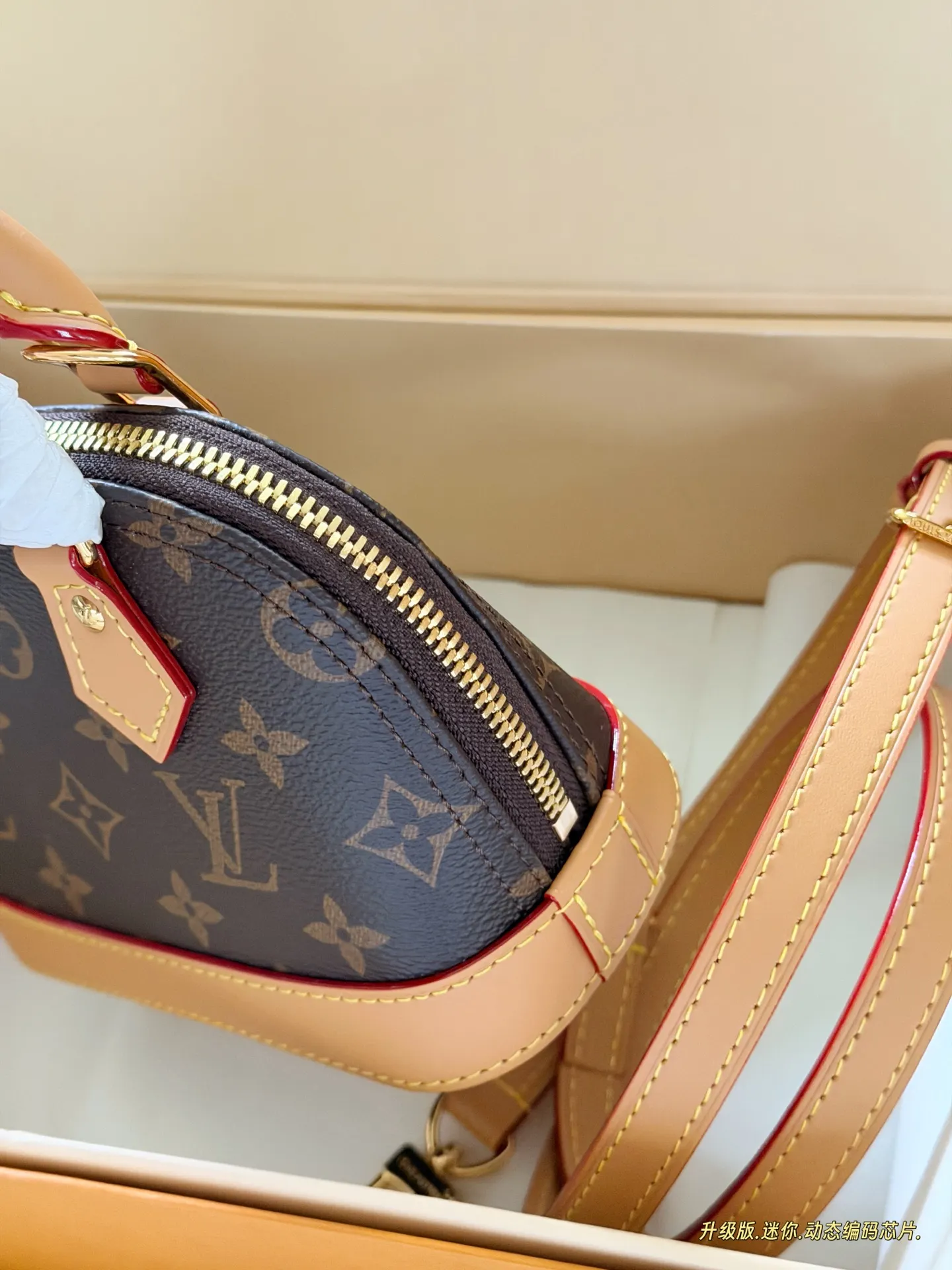 Louis Vuitton Alma Nano Monogram Crossbody Bag D34016179 — view 6