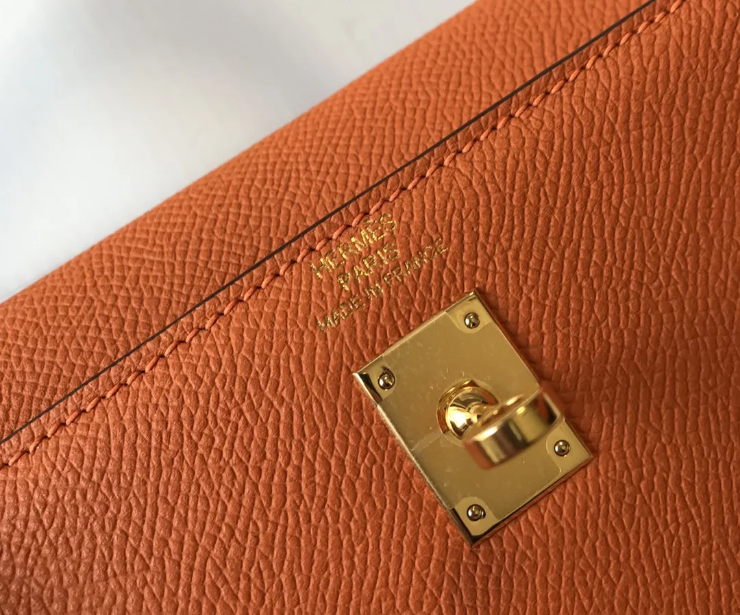 Hermès Kelly Epsom Sunset Orange 25cm D59016193 — view 7