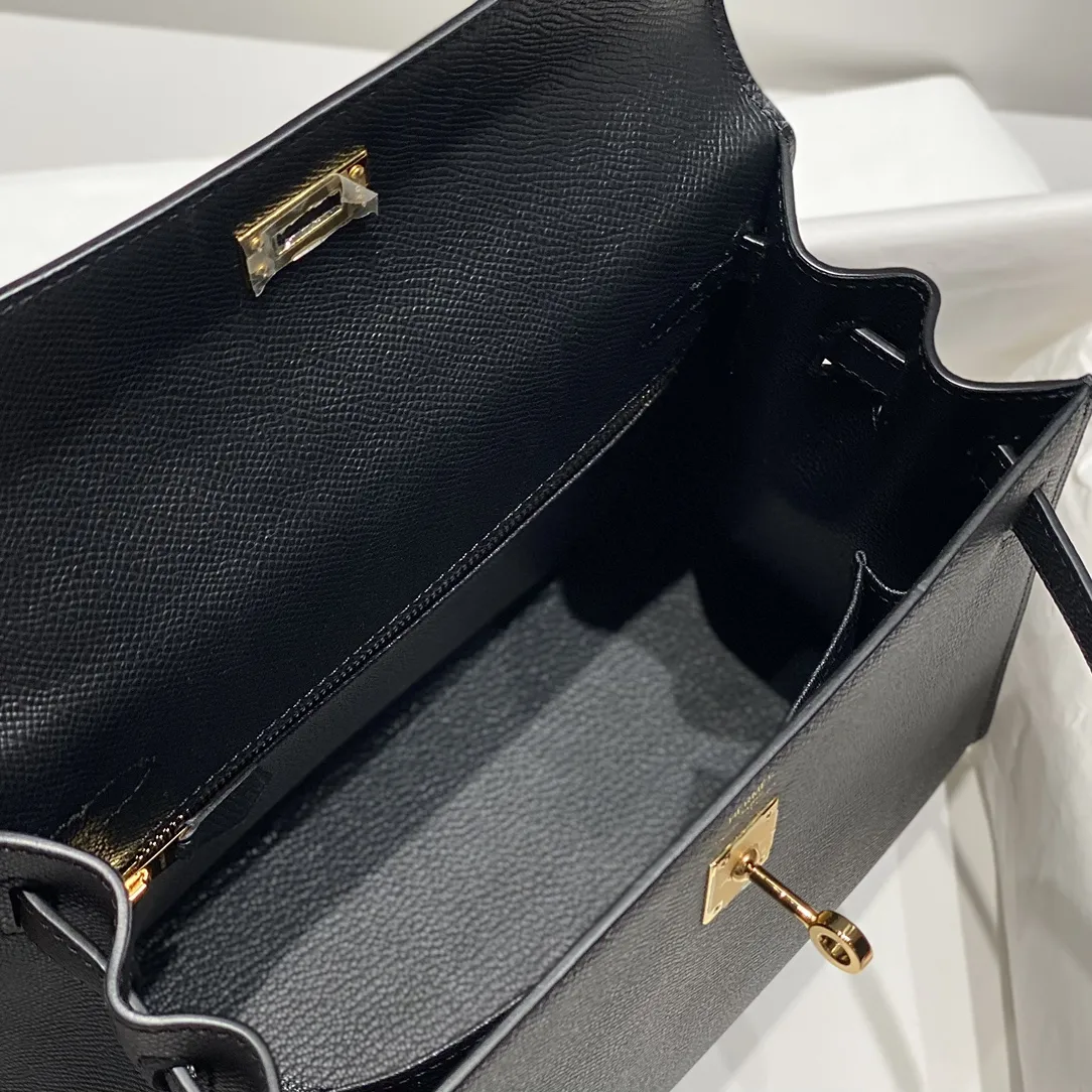 Hermès Kelly Epsom Leather Top-Handle Bag D59016197 — view 9