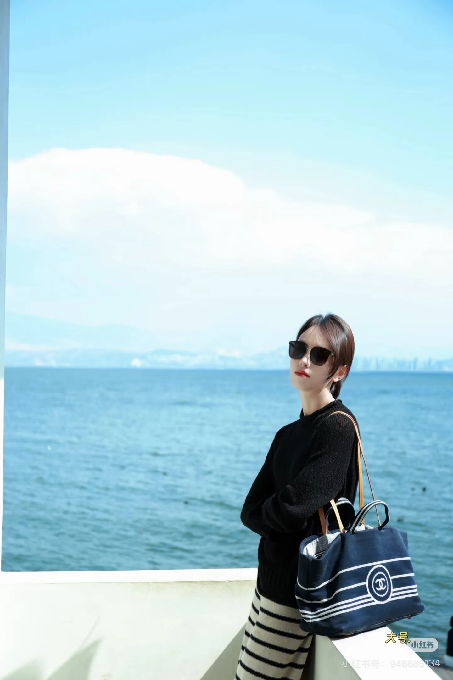 Chanel Canvas Beach Tote Bag D35516207 — view 4