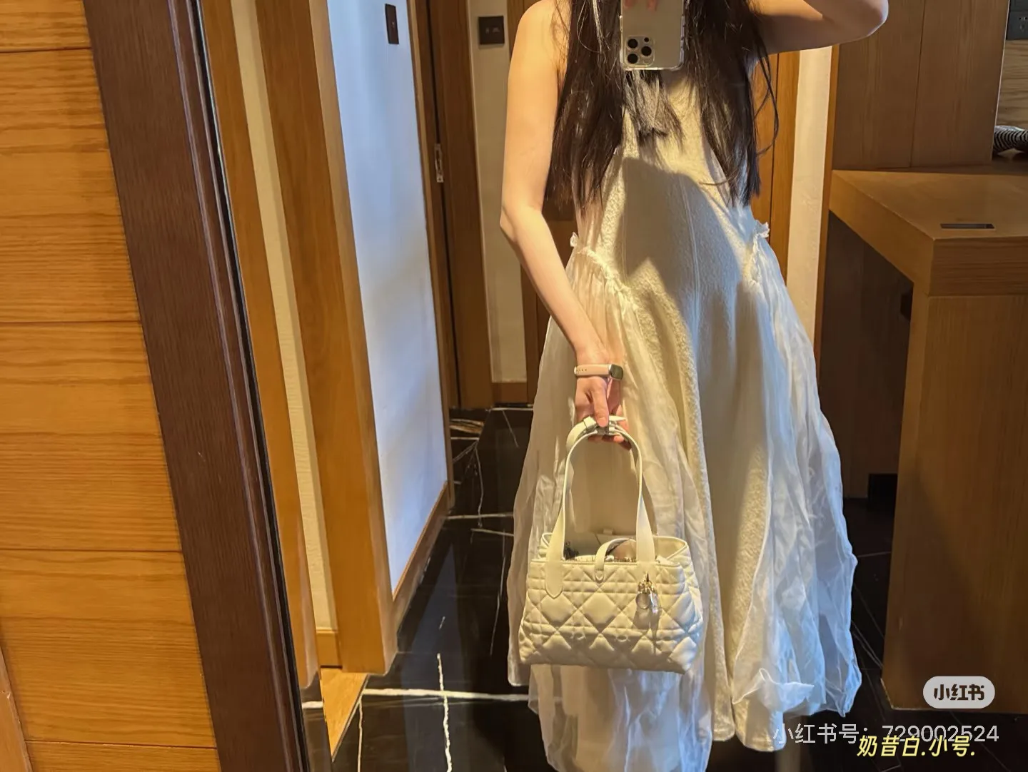 Dior Quilted Top-Handle Tote Bag D41016507