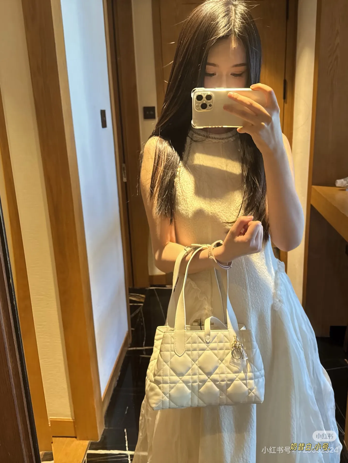 Dior Quilted Top-Handle Tote Bag D41016507 — view 2