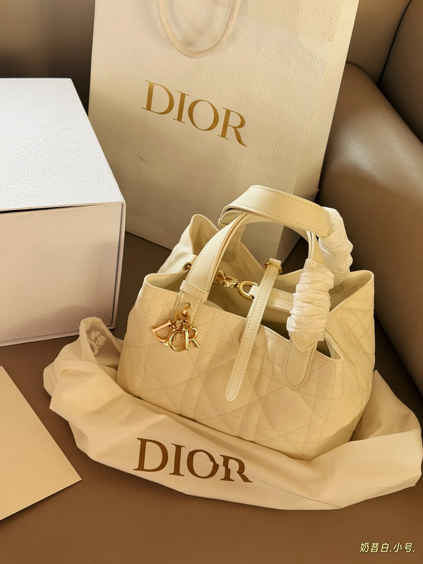 Dior Toujours Small Quilted Top-Handle Bag D41016209 — view 2