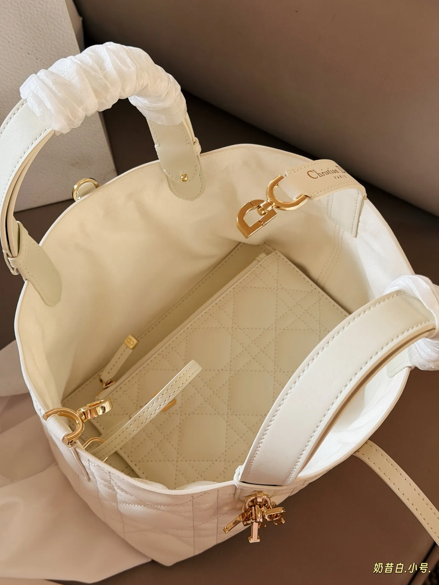 Dior Toujours Small Quilted Top-Handle Bag D41016209 — view 9