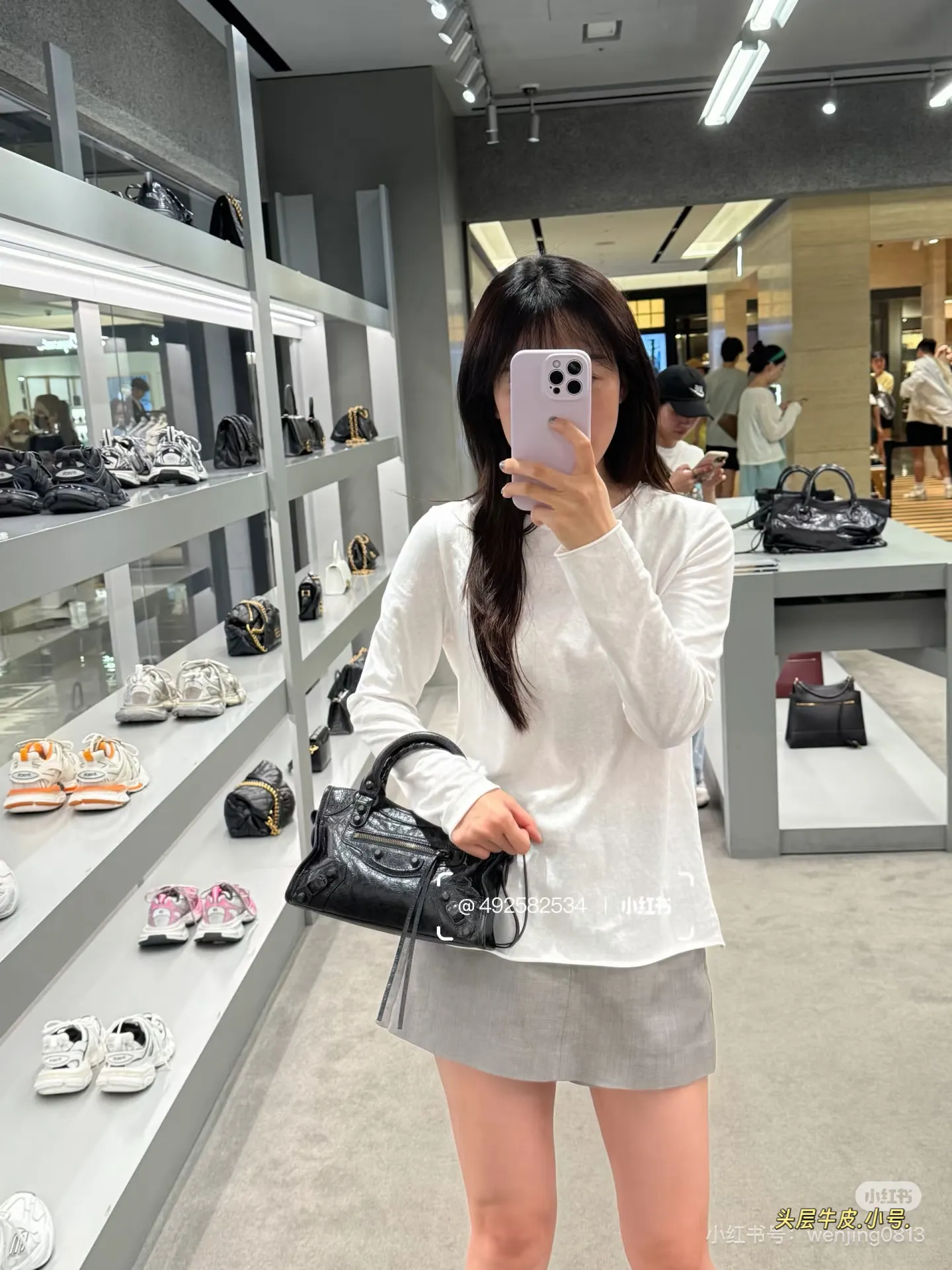 Balenciaga Le City Mini Leather Bag D46016213