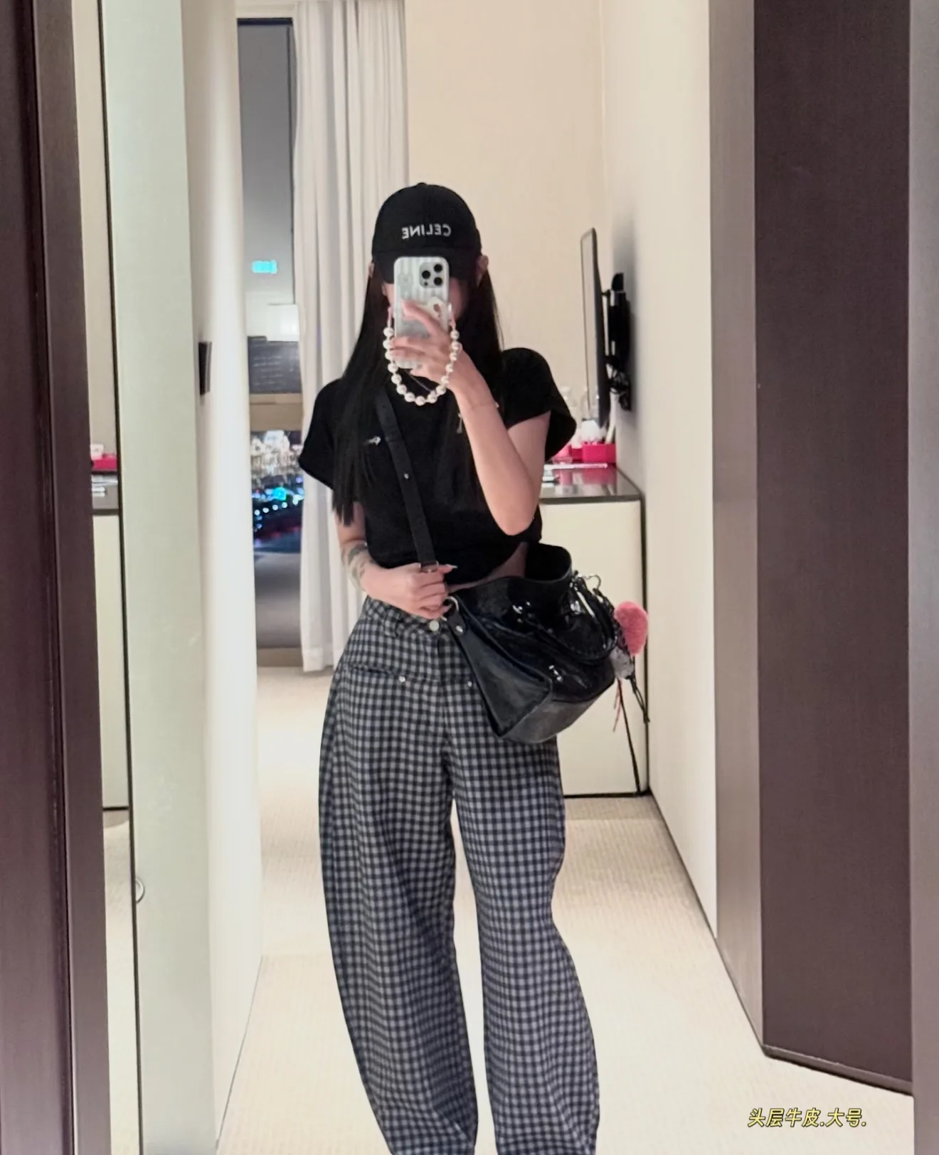 Balenciaga Motorcycle City Bag in Black Leather D46016214 — view 5