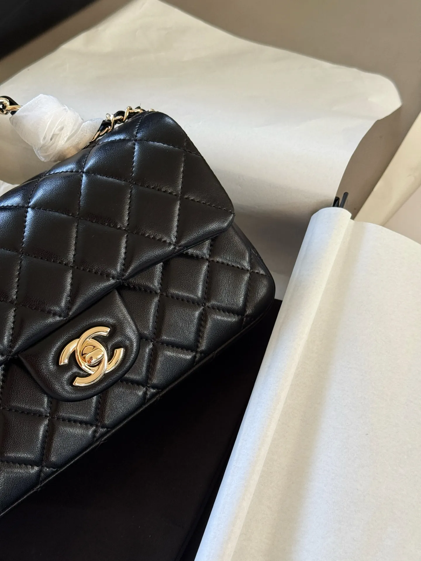 Chanel CF Quilted Lambskin Top-Handle Bag D28516217 — view 5