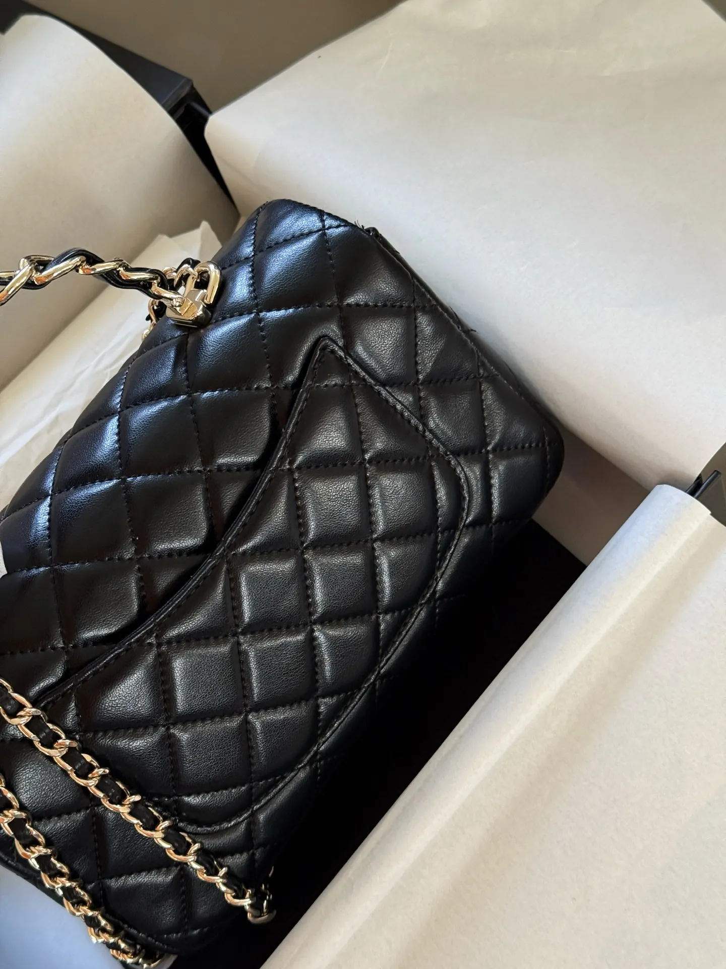 Chanel CF Quilted Lambskin Top-Handle Bag D28516217 — view 7
