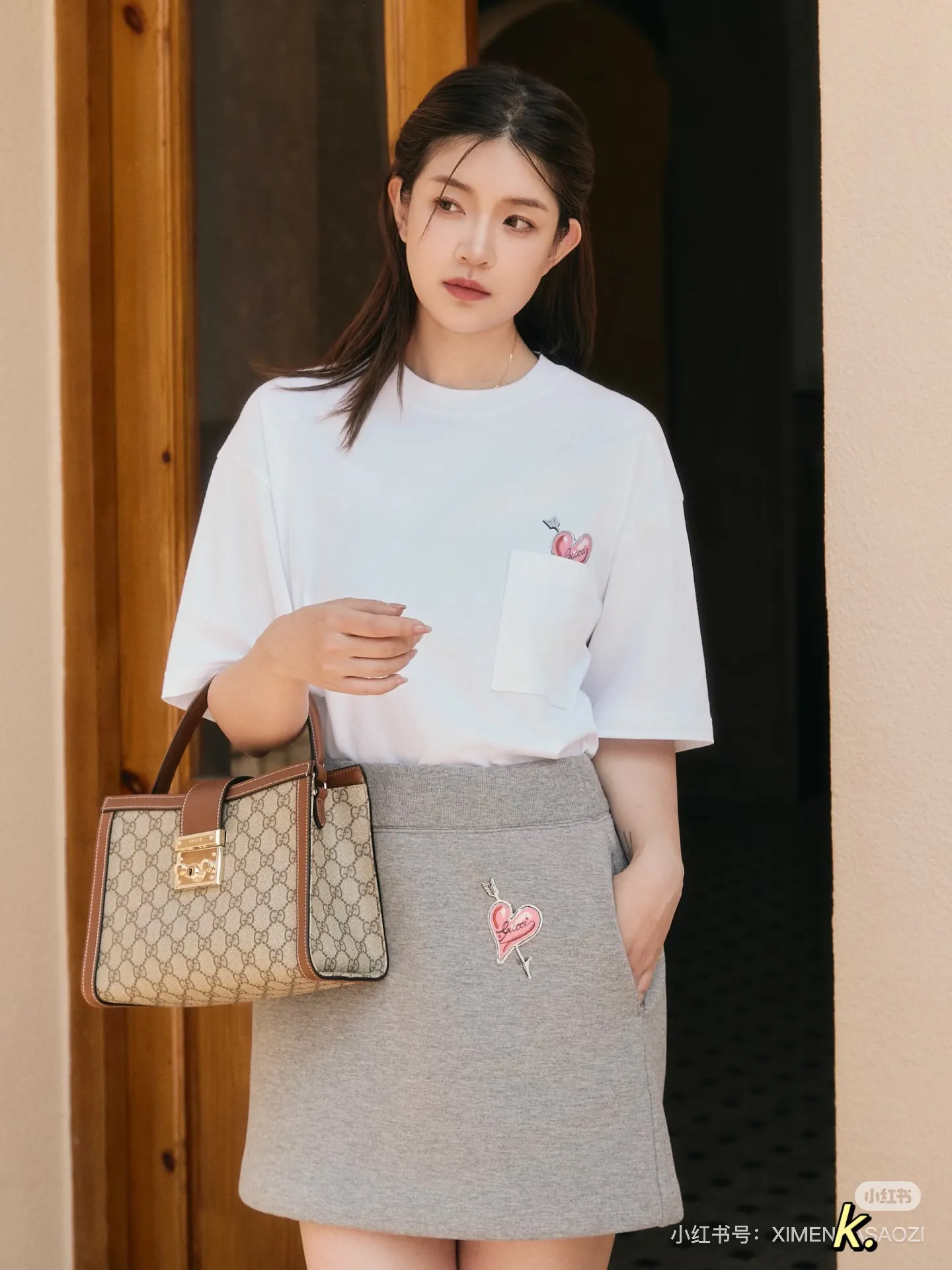Gucci Padlock GG Supreme Top-Handle Bag D34516502 — view 2