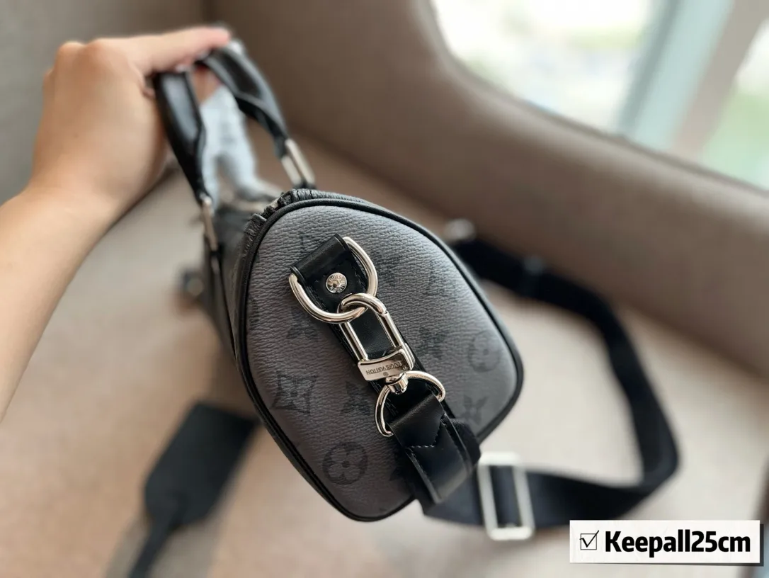 Keepall 25 Monogram Eclipse Crossbody Bag D32016225 — view 7
