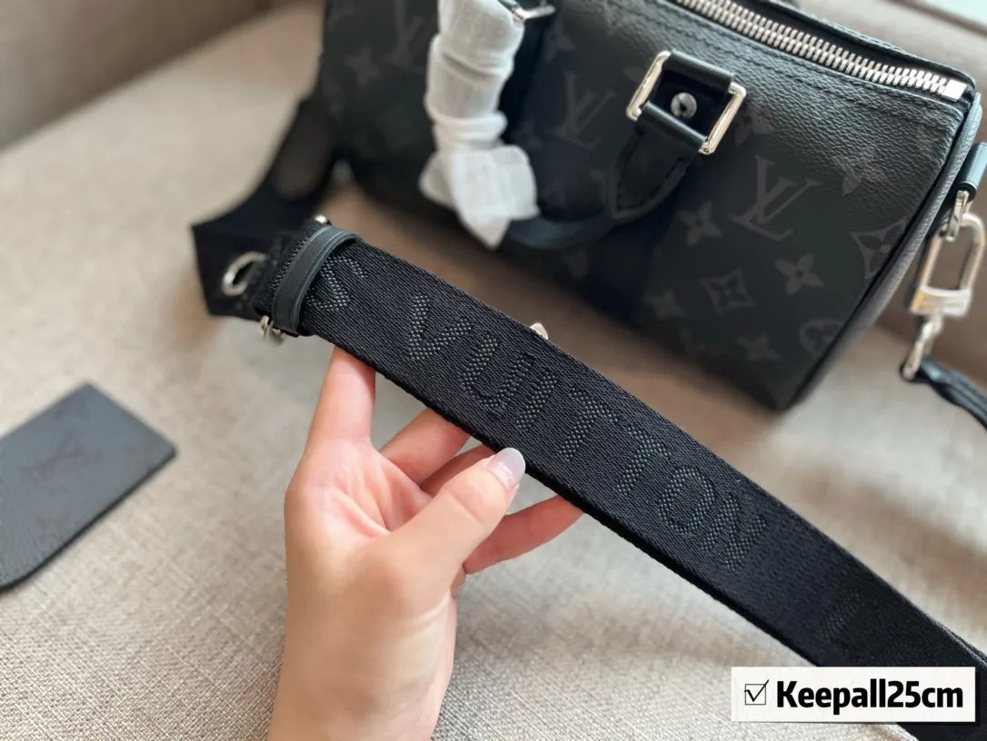 Keepall 25 Monogram Eclipse Crossbody Bag D32016225 — view 8