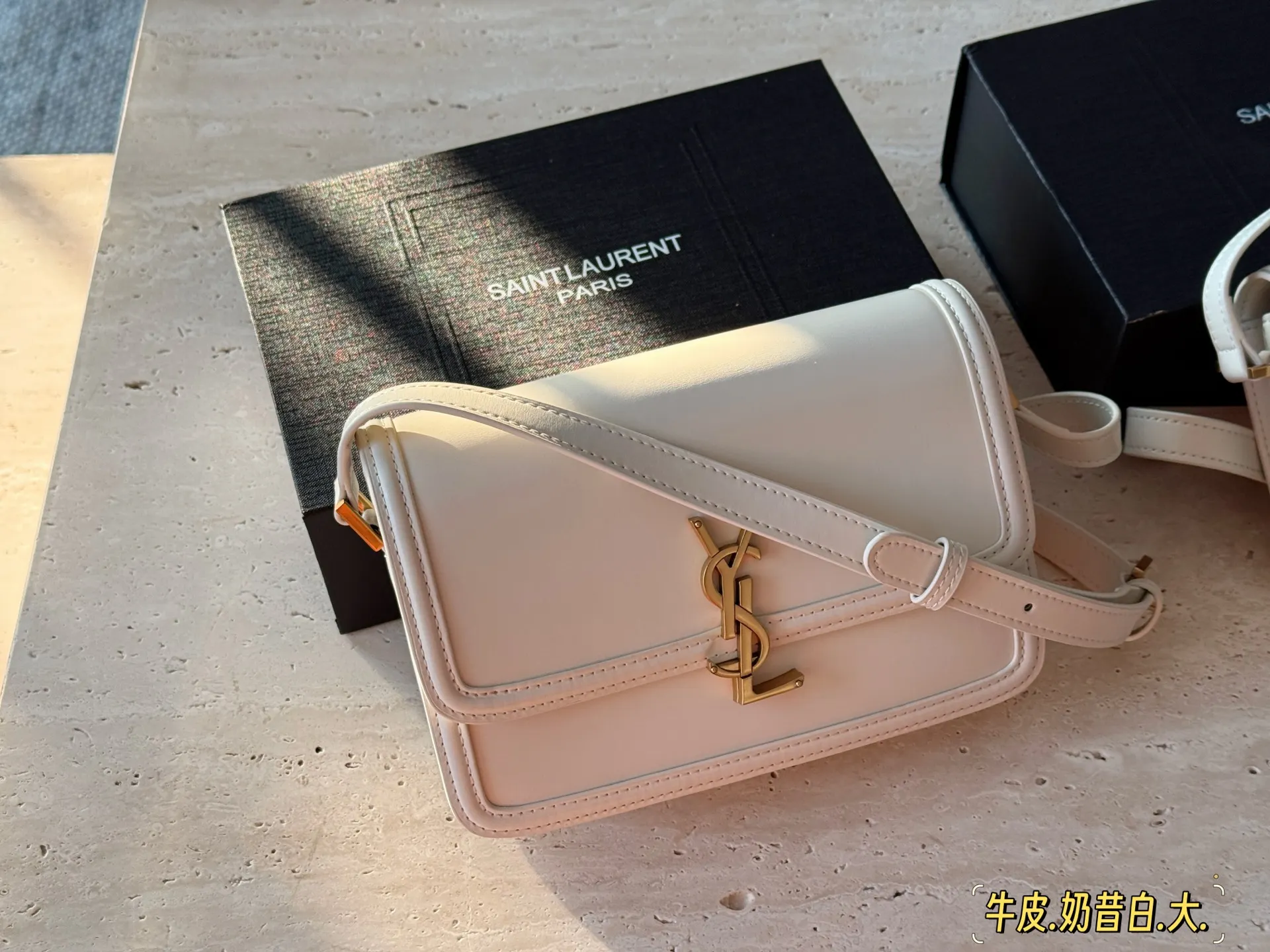 Saint Laurent Solferino Box Leather Shoulder Bag D28016231 — view 2
