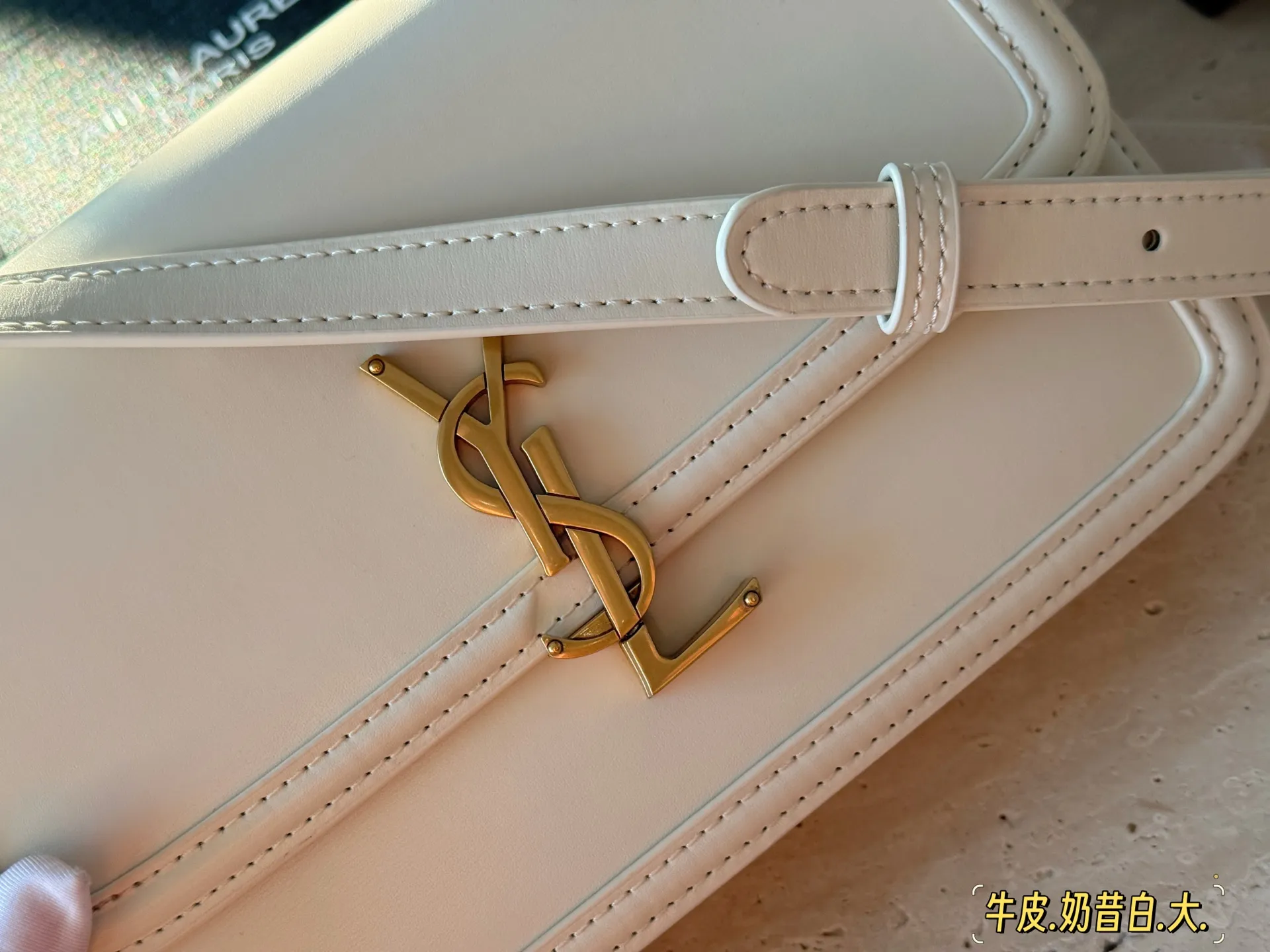 Saint Laurent Solferino Box Leather Shoulder Bag D28016231 — view 3