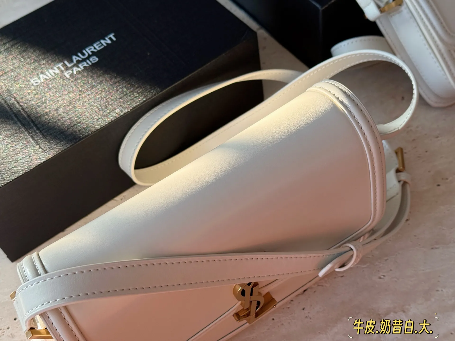 Saint Laurent Solferino Box Leather Shoulder Bag D28016231 — view 5