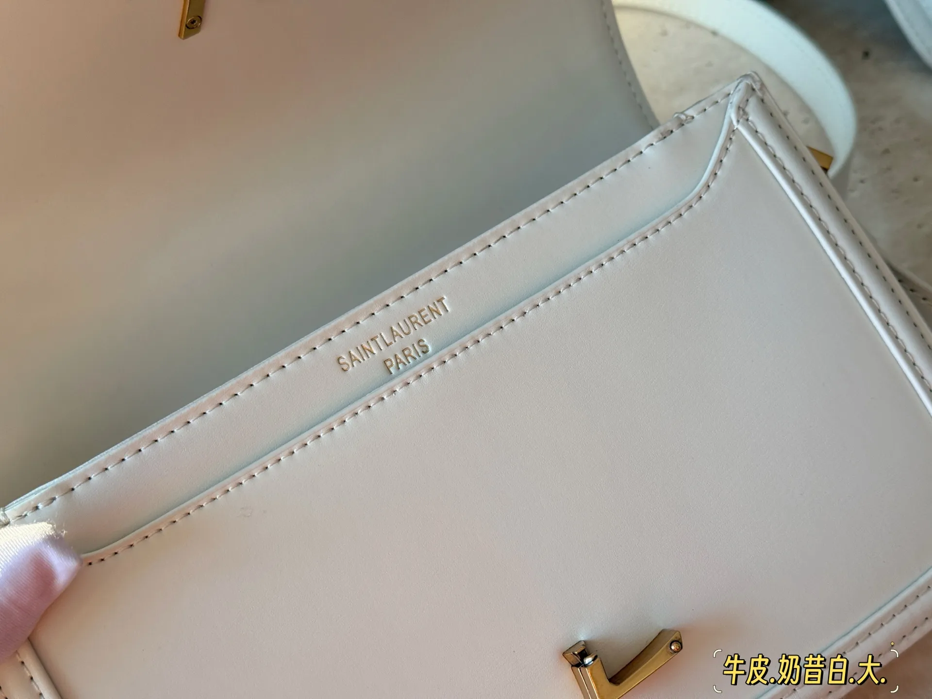 Saint Laurent Solferino Box Leather Shoulder Bag D28016231 — view 9