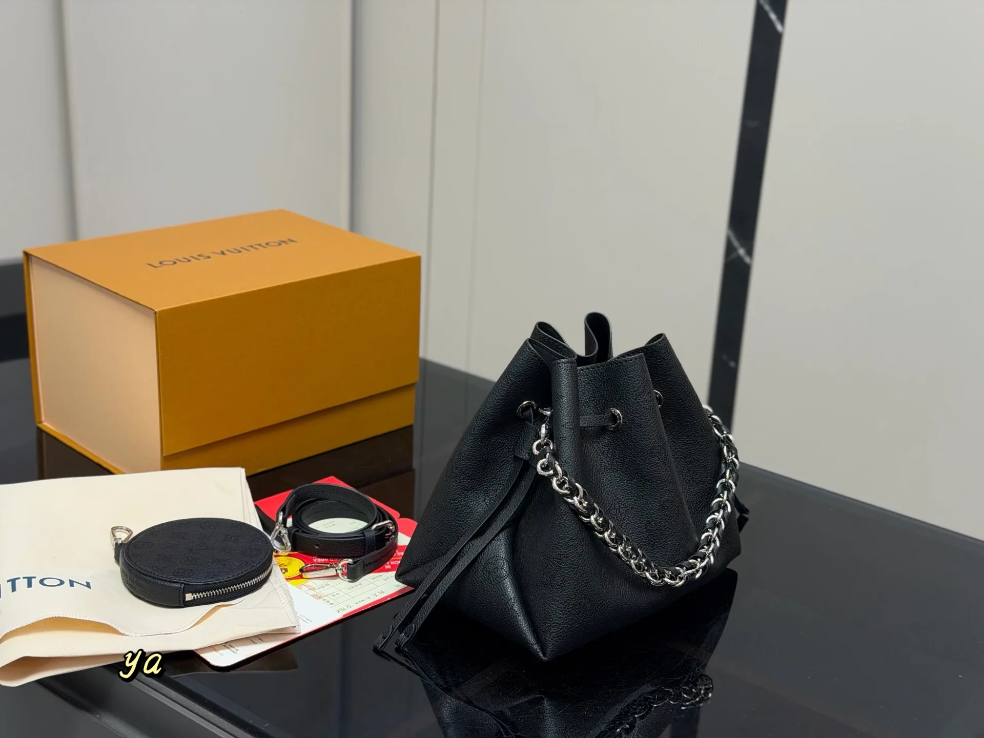 Bella Moonlight Hollow-Out Bucket Bag D31016529