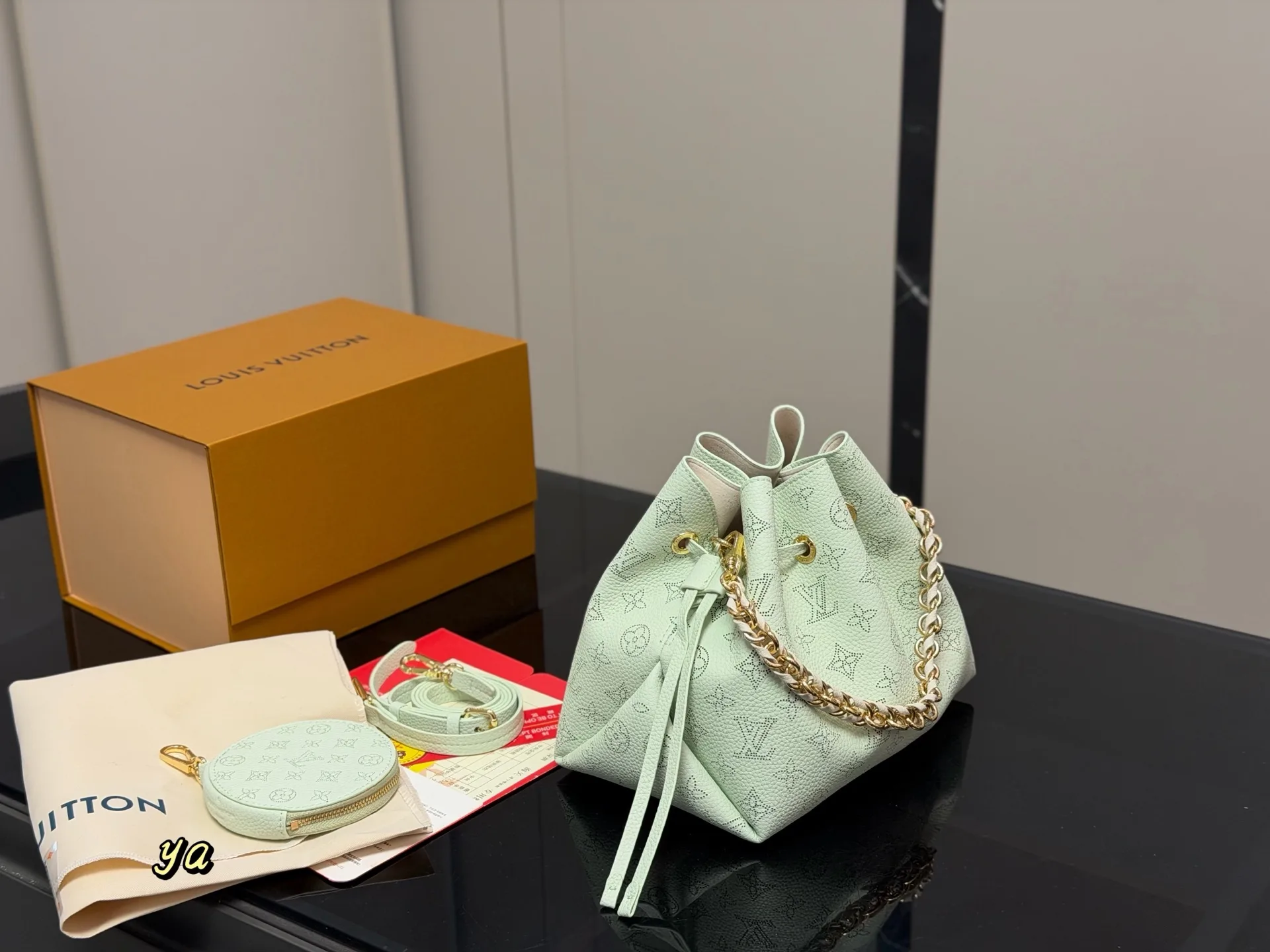 Bella Moonlight Hollow-Out Bucket Bag D31016529 — view 5