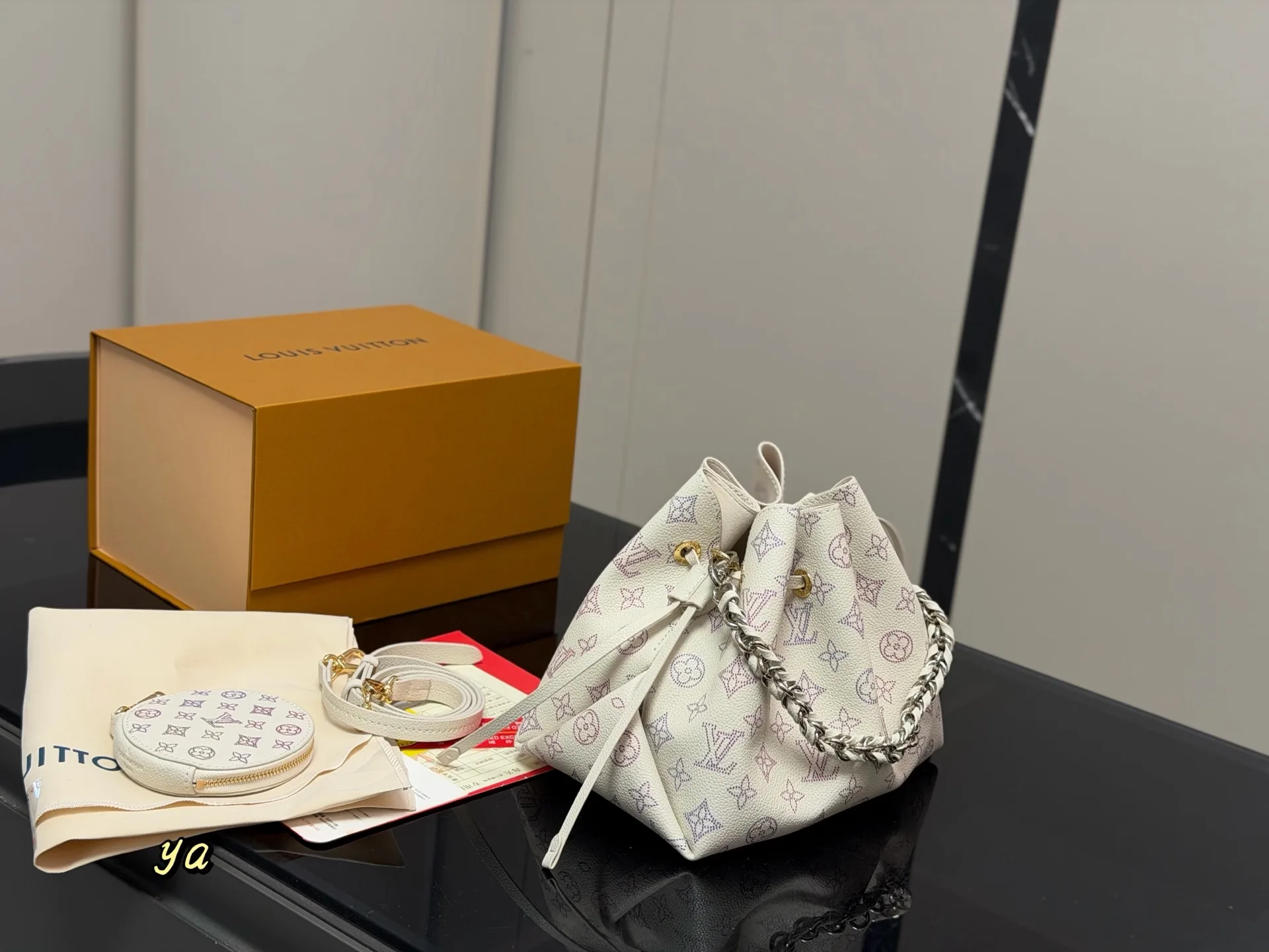 Bella Moonlight Hollow-Out Bucket Bag D31016529 — view 6