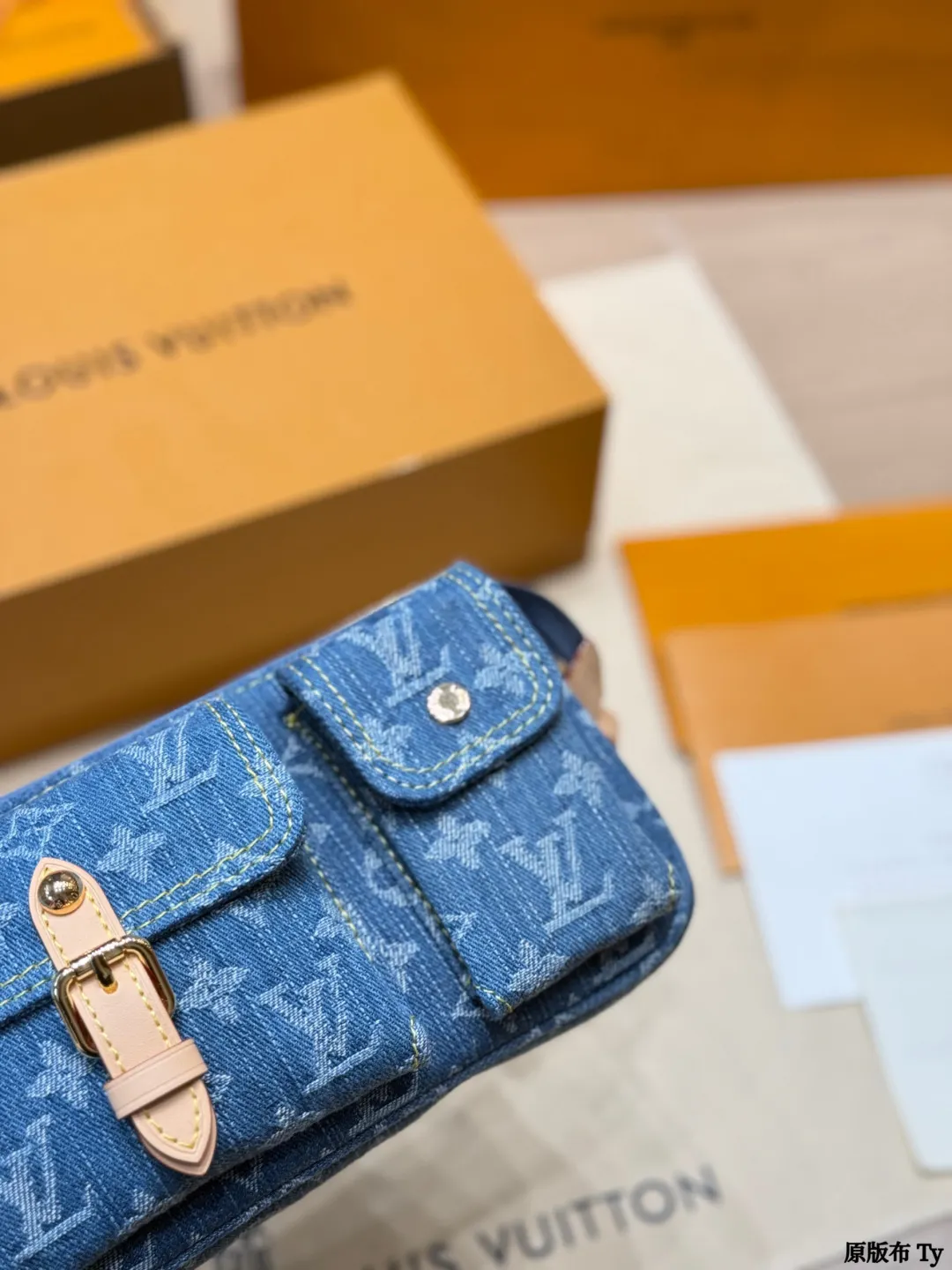 Louis Vuitton Monogram Denim Cargo Crossbody Bag D31016237 — view 5