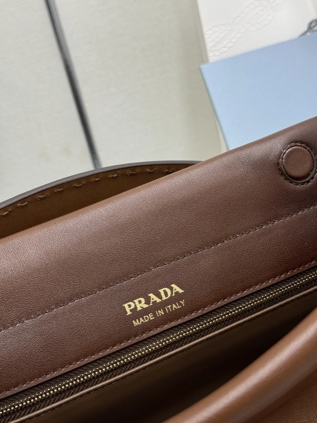 Prada Enchaîné Leather Top-Handle Bag D105016238 — view 9