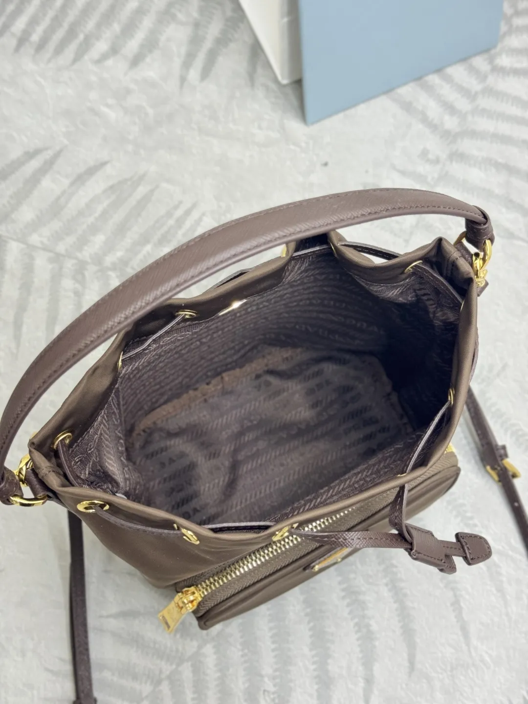 Nylon Drawstring Bucket Bag D63016240 — view 8