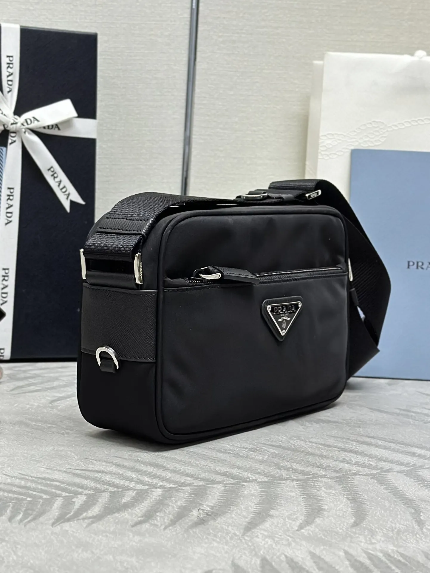 Re-Nylon Three-in-One Shoulder Bag D66016241 — view 3