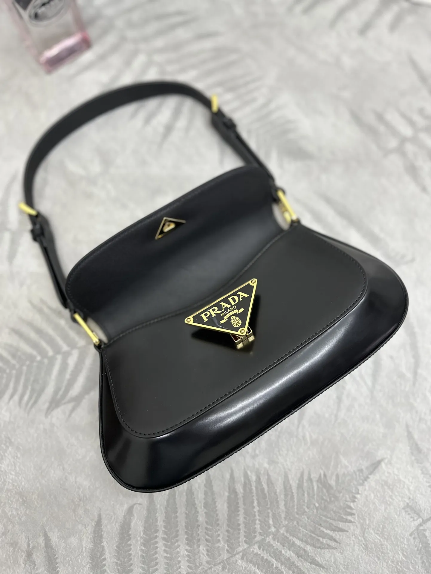 Prada 1BD345 Patent Leather Shoulder Bag D91016247 — view 5