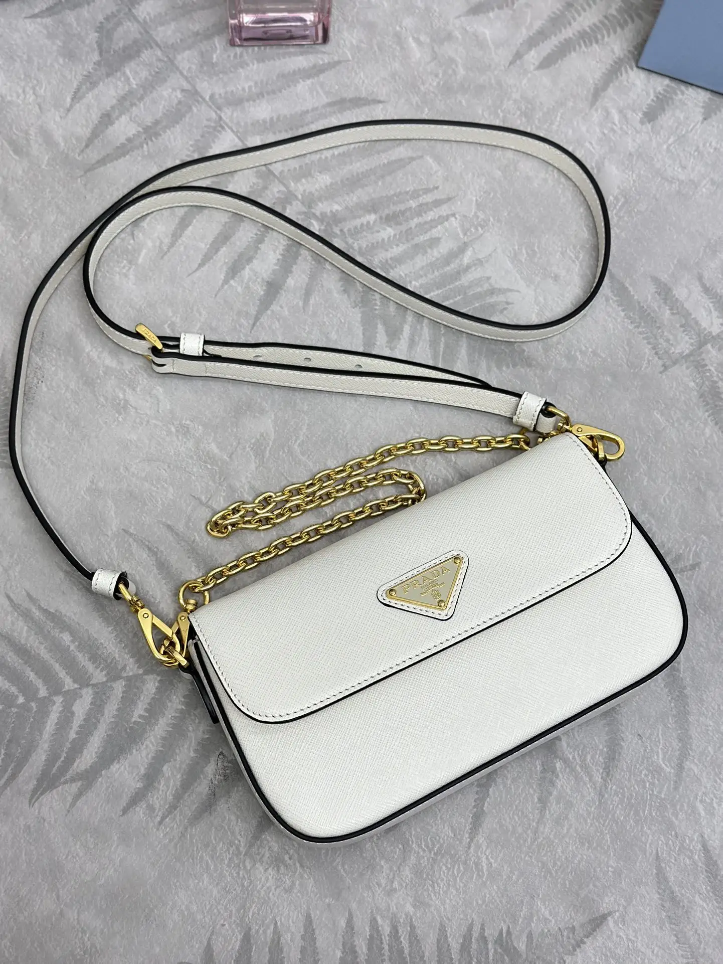 Prada Saffiano Leather Mini Shoulder Bag D84016250 — view 4