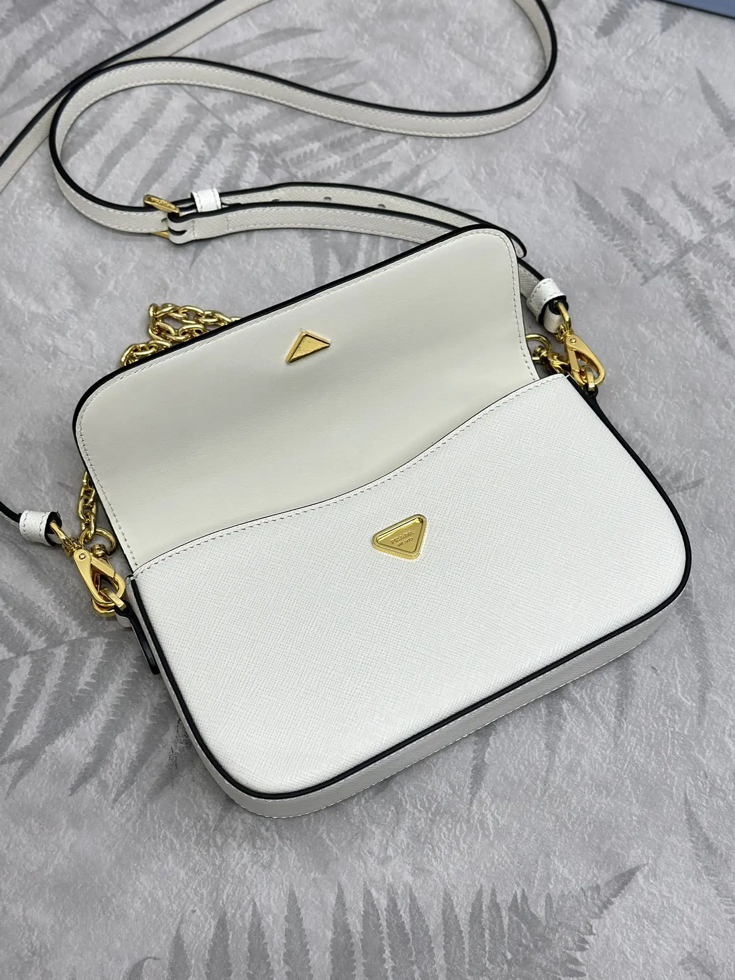 Prada Saffiano Leather Mini Shoulder Bag D84016250 — view 5