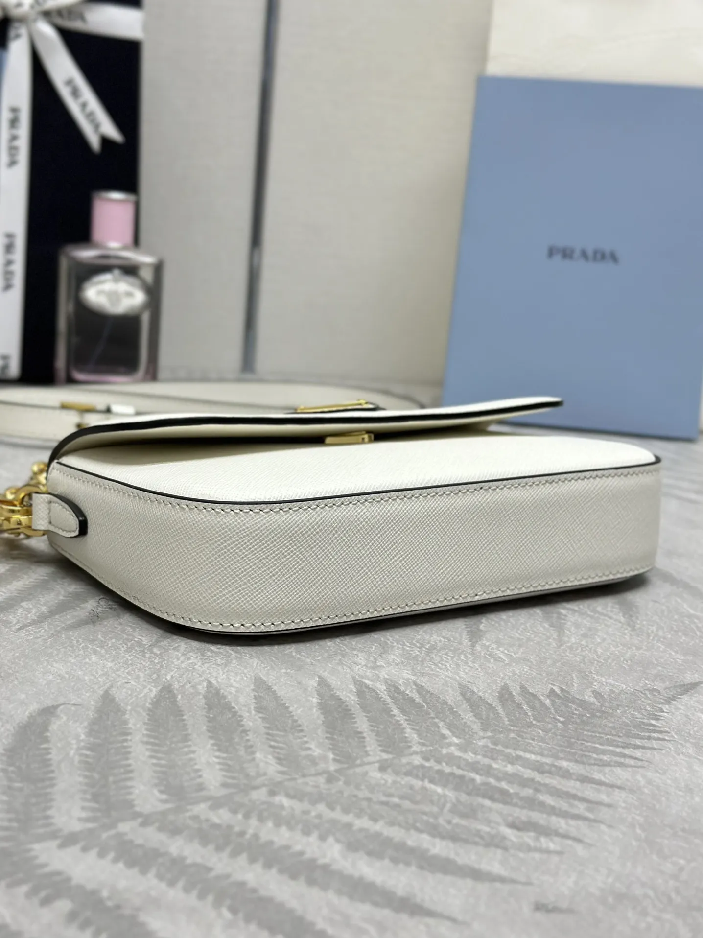 Prada Saffiano Leather Mini Shoulder Bag D84016250 — view 6