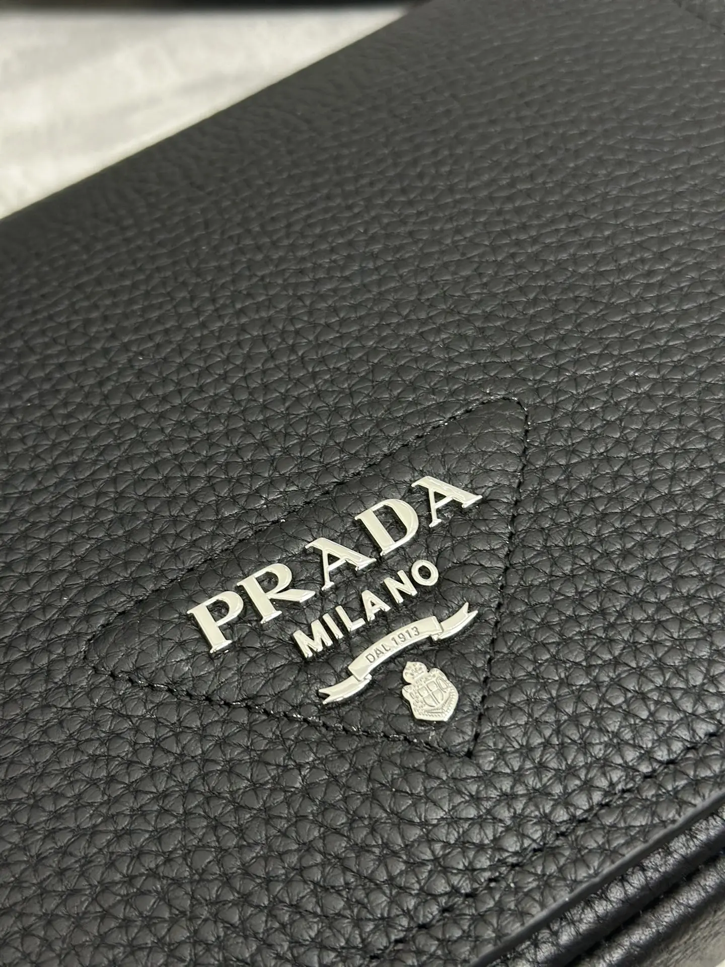 Prada Deerskin-Effect Leather Crossbody Bag D100016251 — view 5