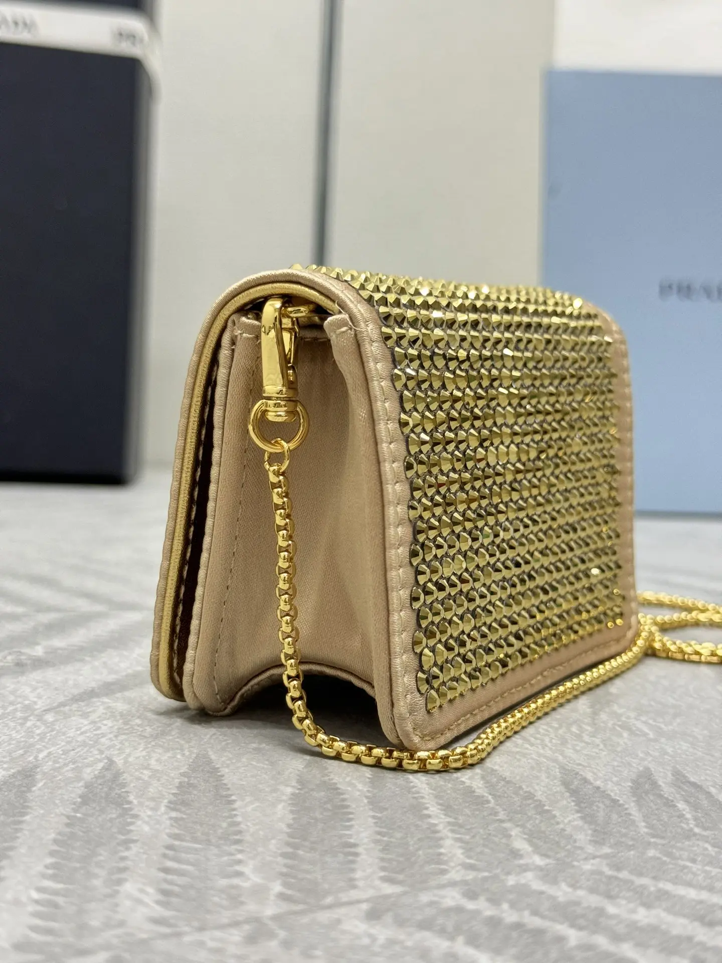 Crystal-Embellished Duchesse Mini Bag D60016253 — view 3