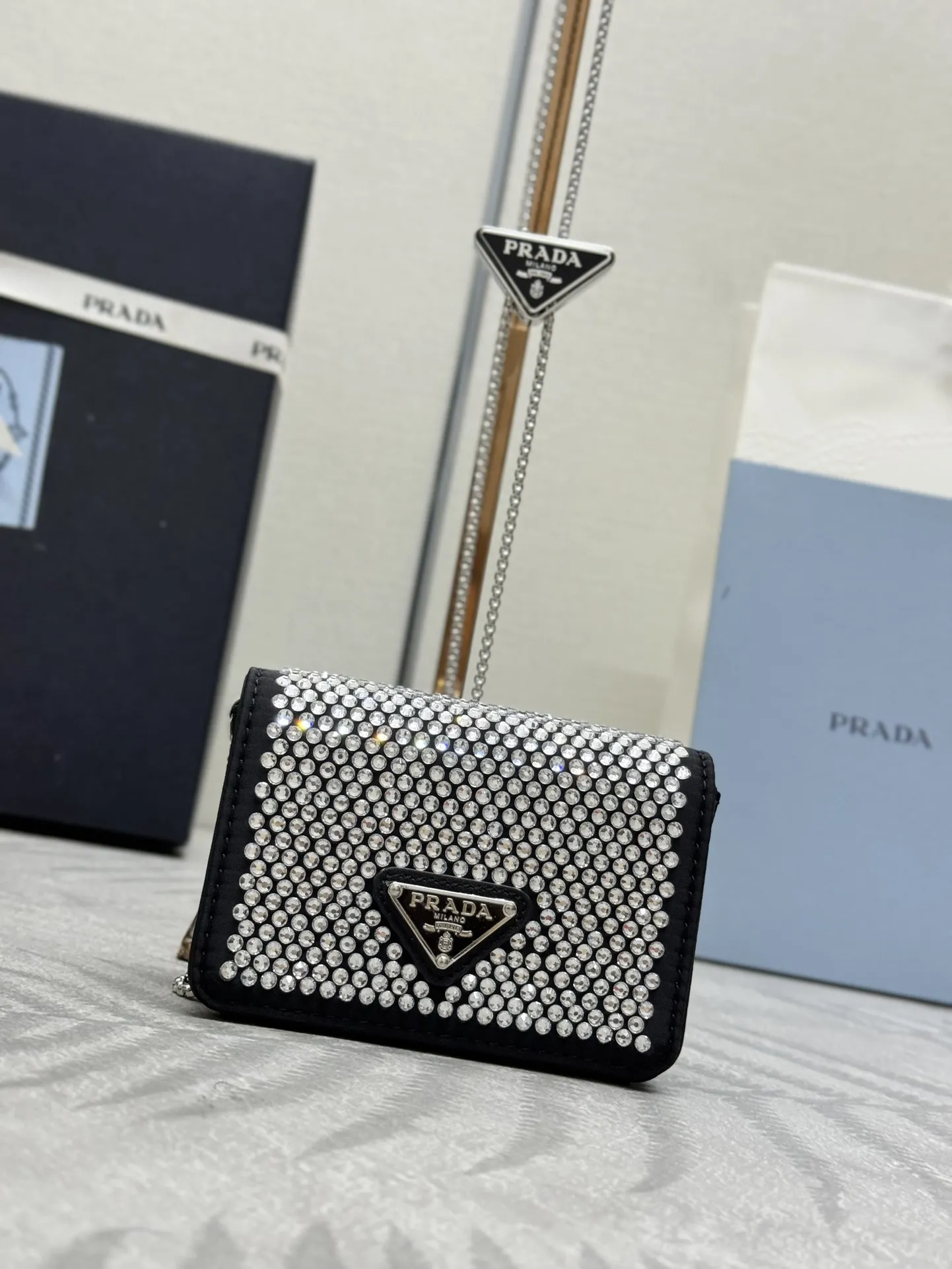 Crystal-Embellished Duchesse Mini Bag D60016254
