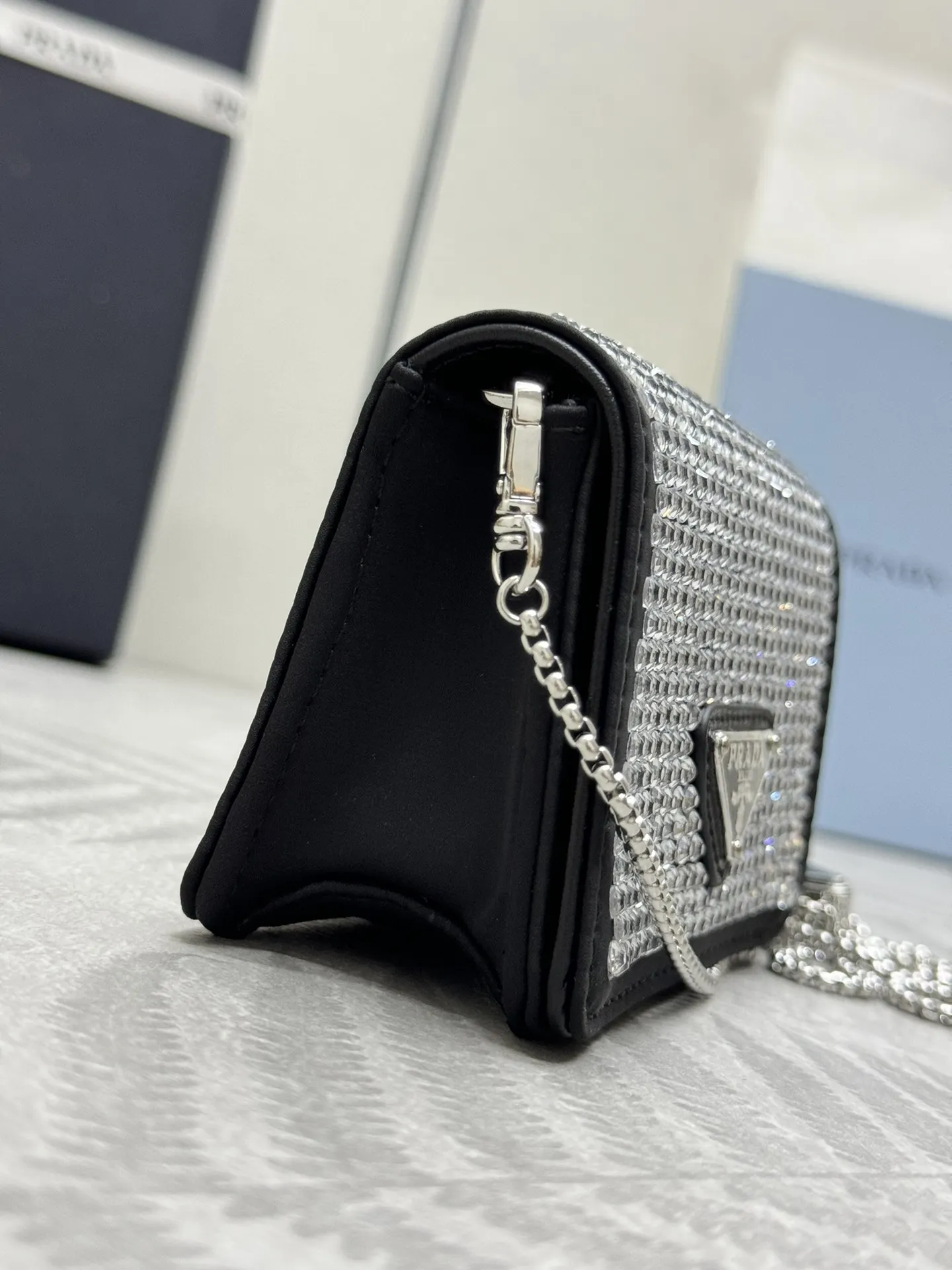 Crystal-Embellished Duchesse Mini Bag D60016254 — view 4