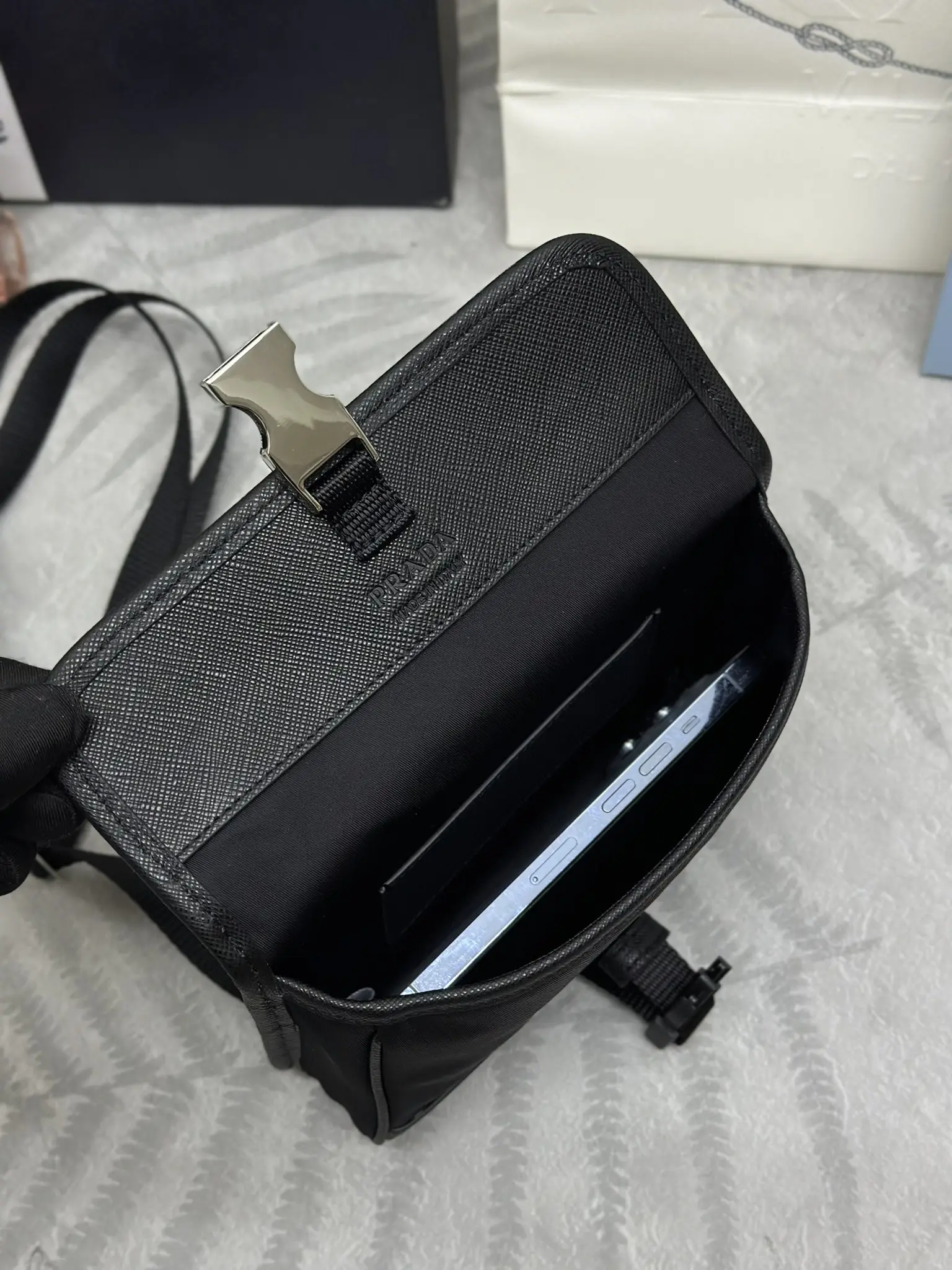 Mini Messenger Bag with Buckle D59016261 — view 7