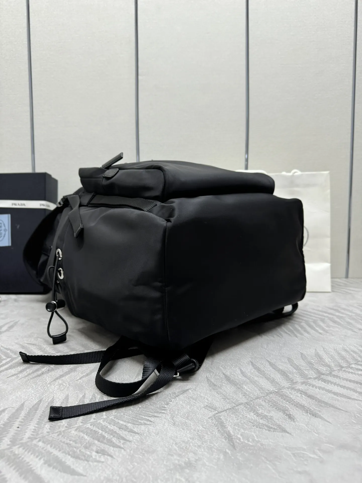Re-Nylon and Saffiano Leather Backpack D103016262 — view 5