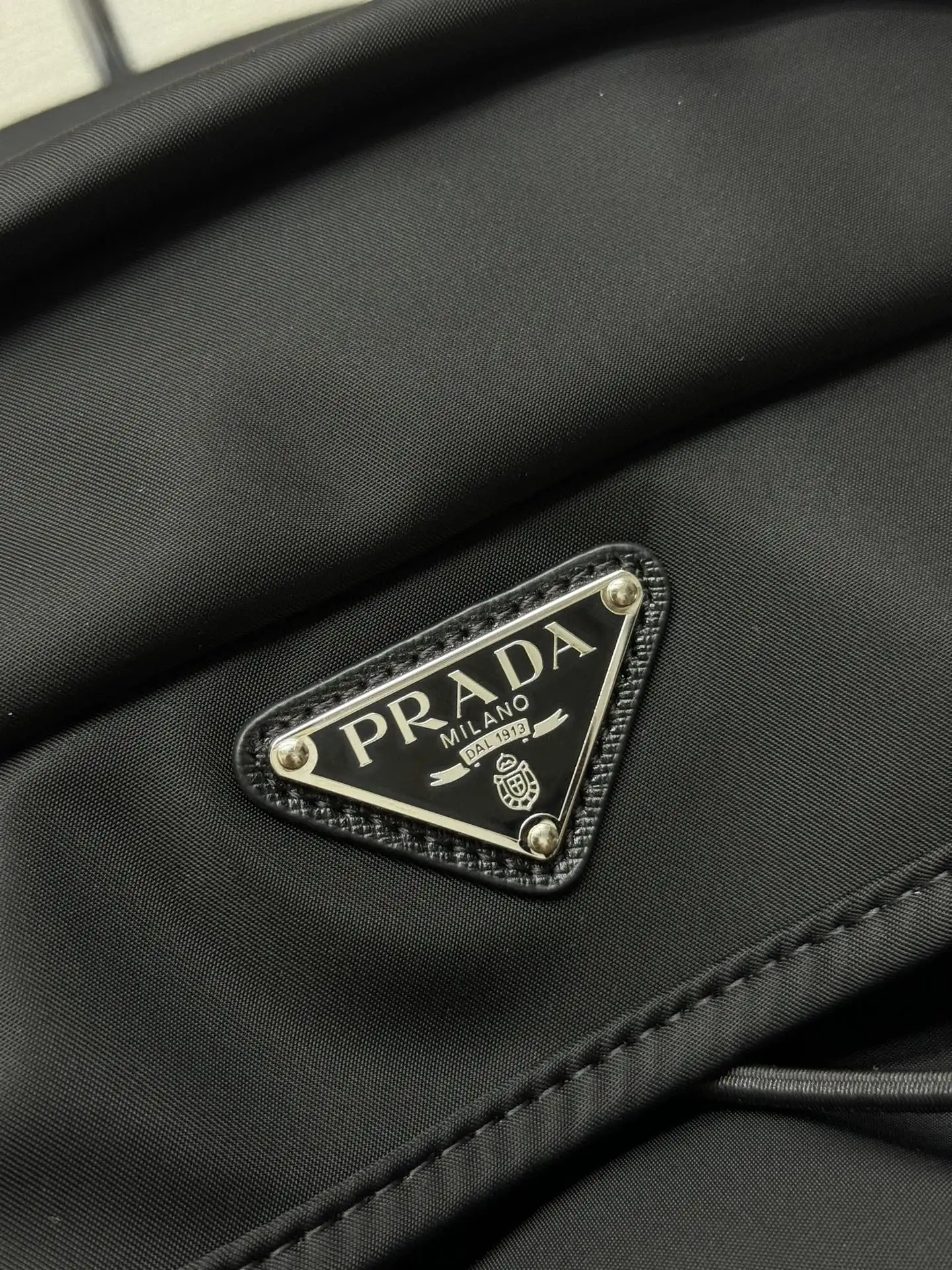 Re-Nylon and Saffiano Leather Backpack D103016262 — view 7
