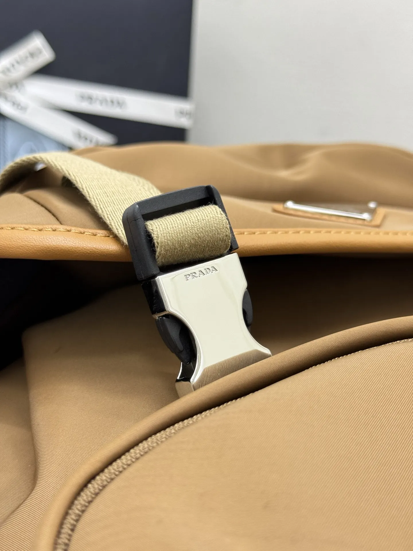 Prada Re-Nylon and Leather Backpack D103016264 — view 5