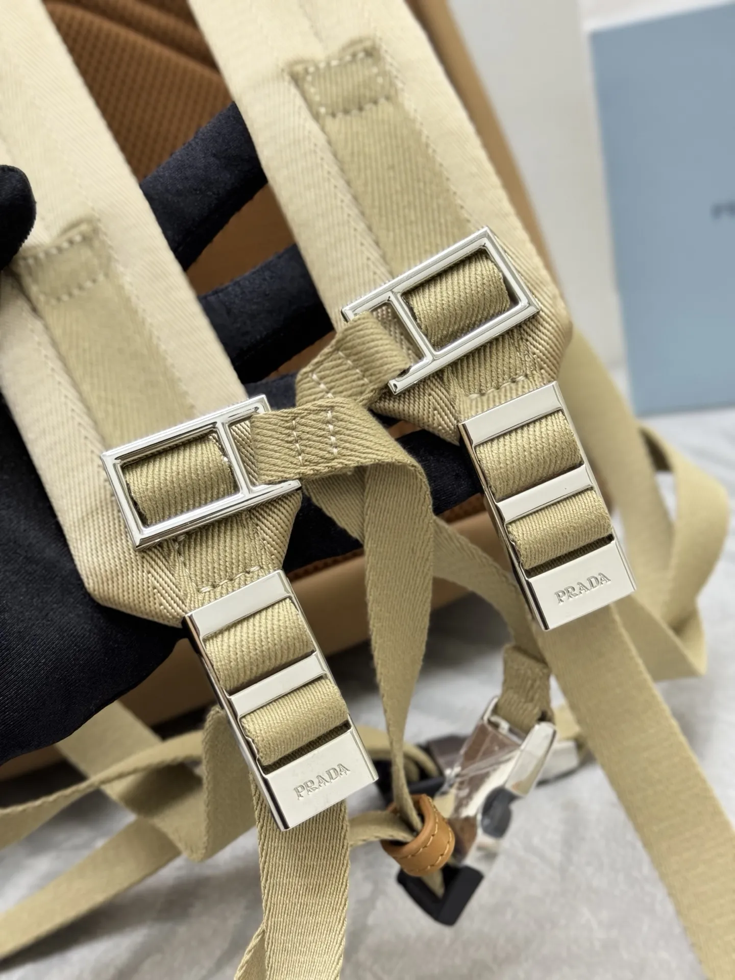 Prada Re-Nylon and Leather Backpack D103016264 — view 7