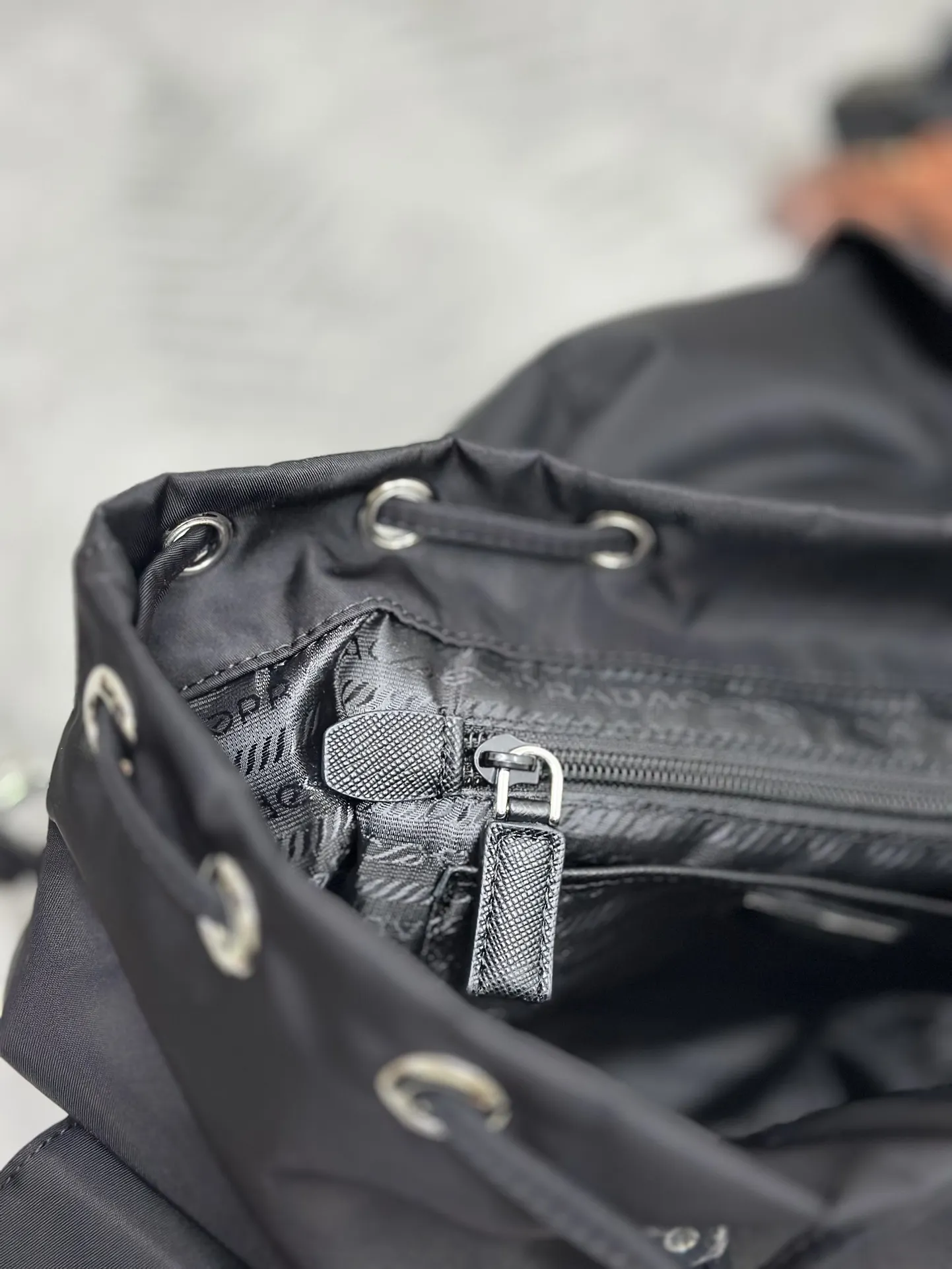 Re-Nylon Small Backpack 1BZ677 D73016265 — view 9